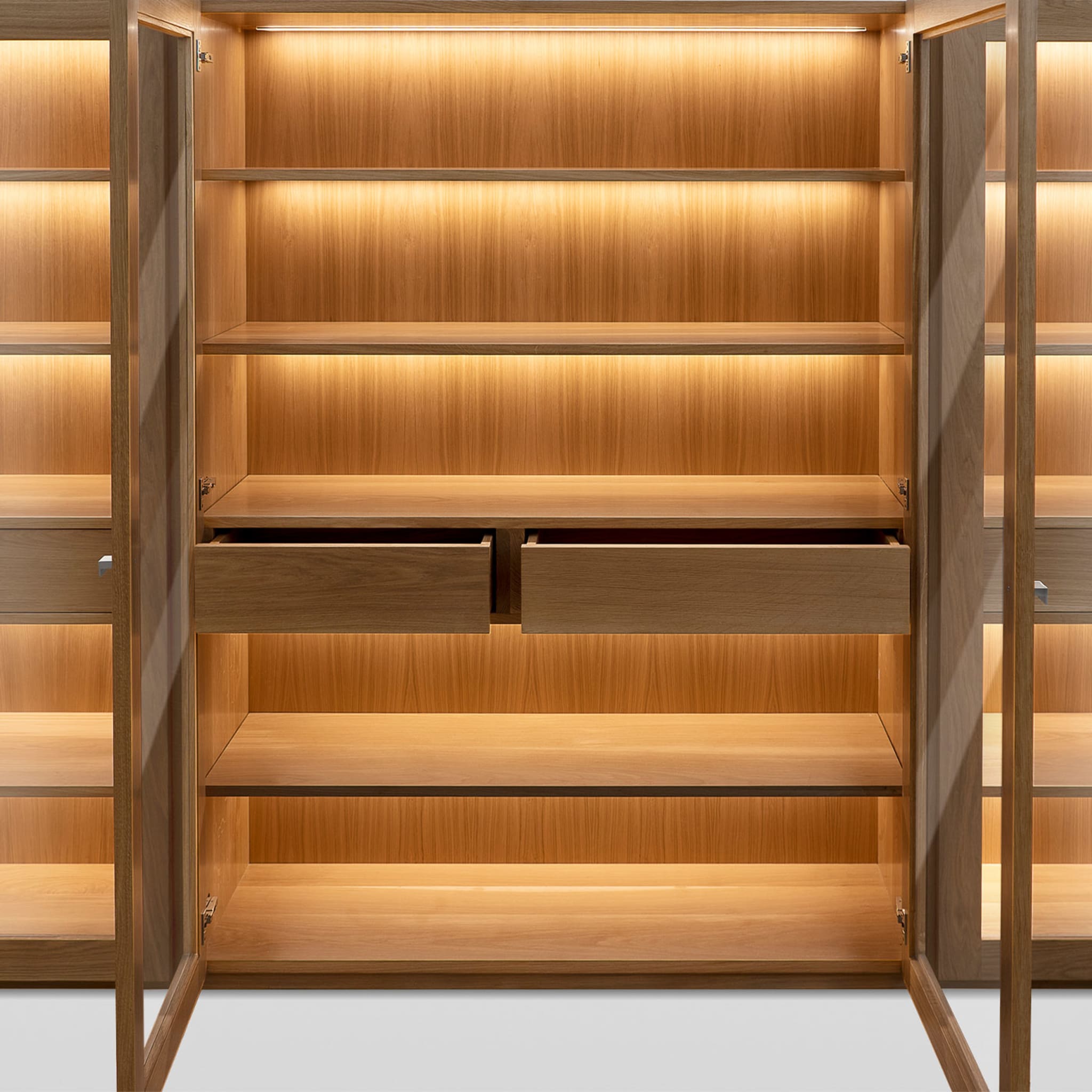 Modular Asymmetrical Durmast Bookcase by Erika Gambella - Alternative view 3