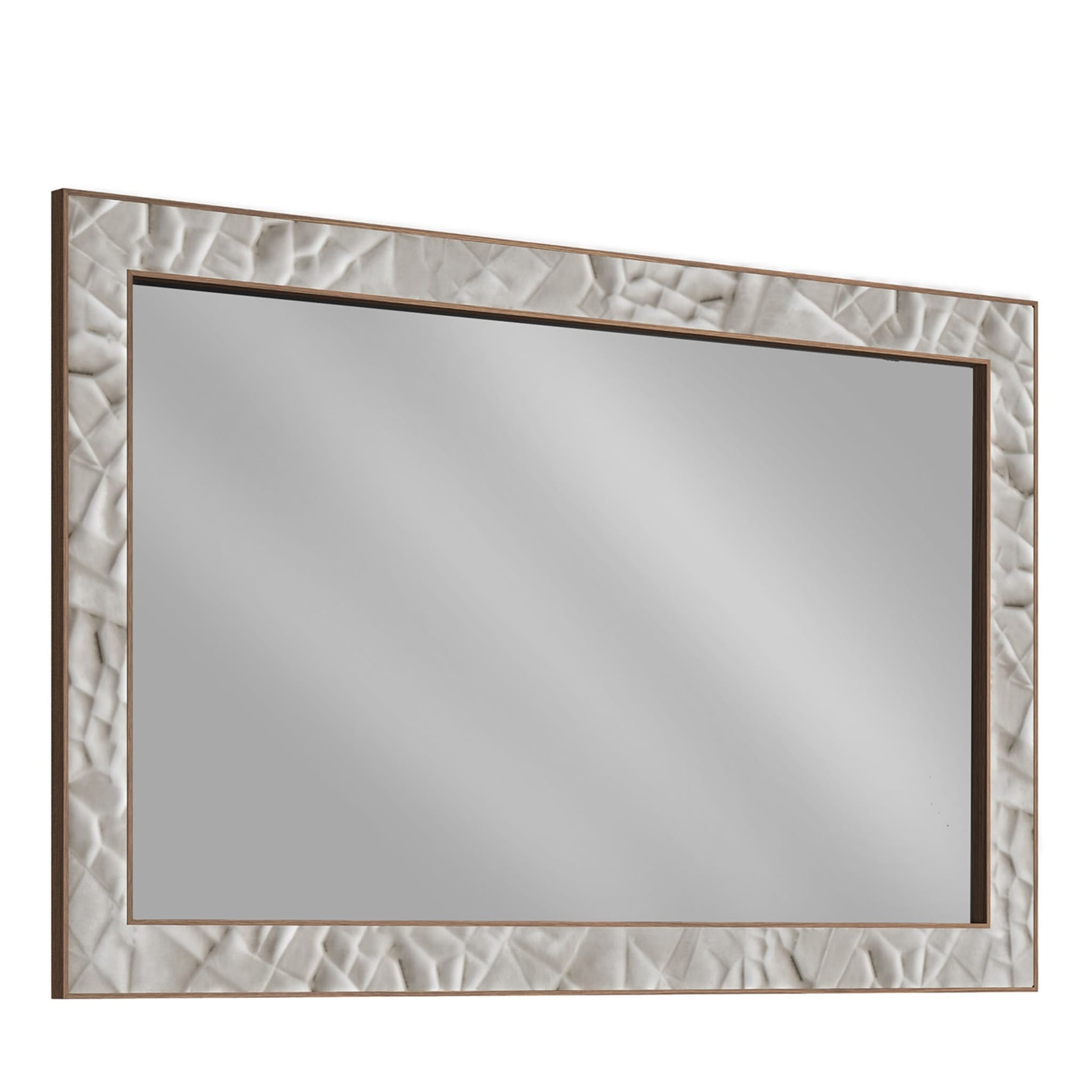 Crepè Wall Mirror with Integrated 43" TV by Alfredo Colombo - Main view