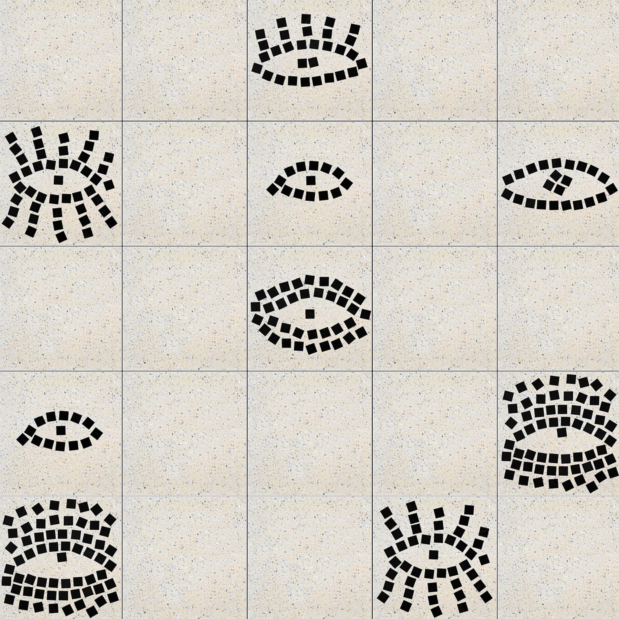 Set of 4 Graniglie - Tiles - Glance VI - Alternative view 3