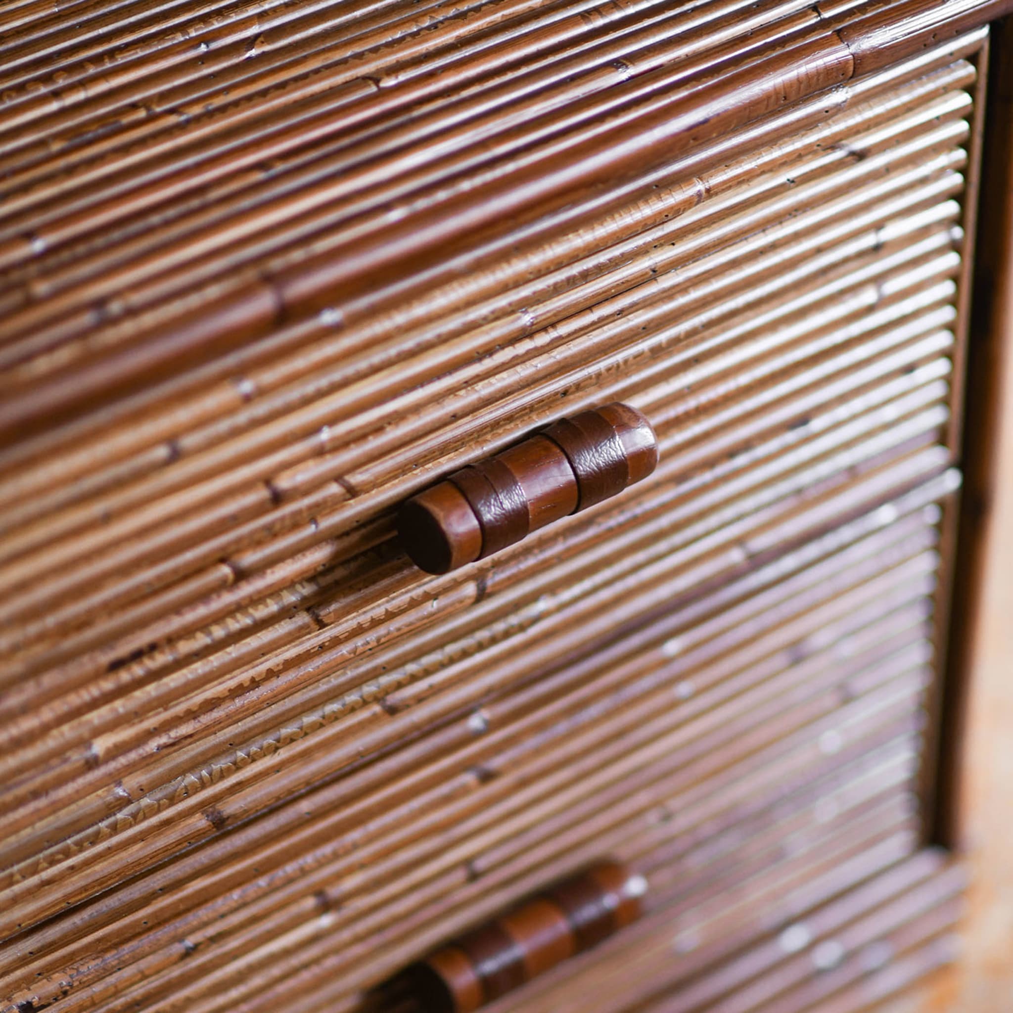 Set Di 2 Comodini a 2 Cassetti In Bambù - Vista alternativa 3