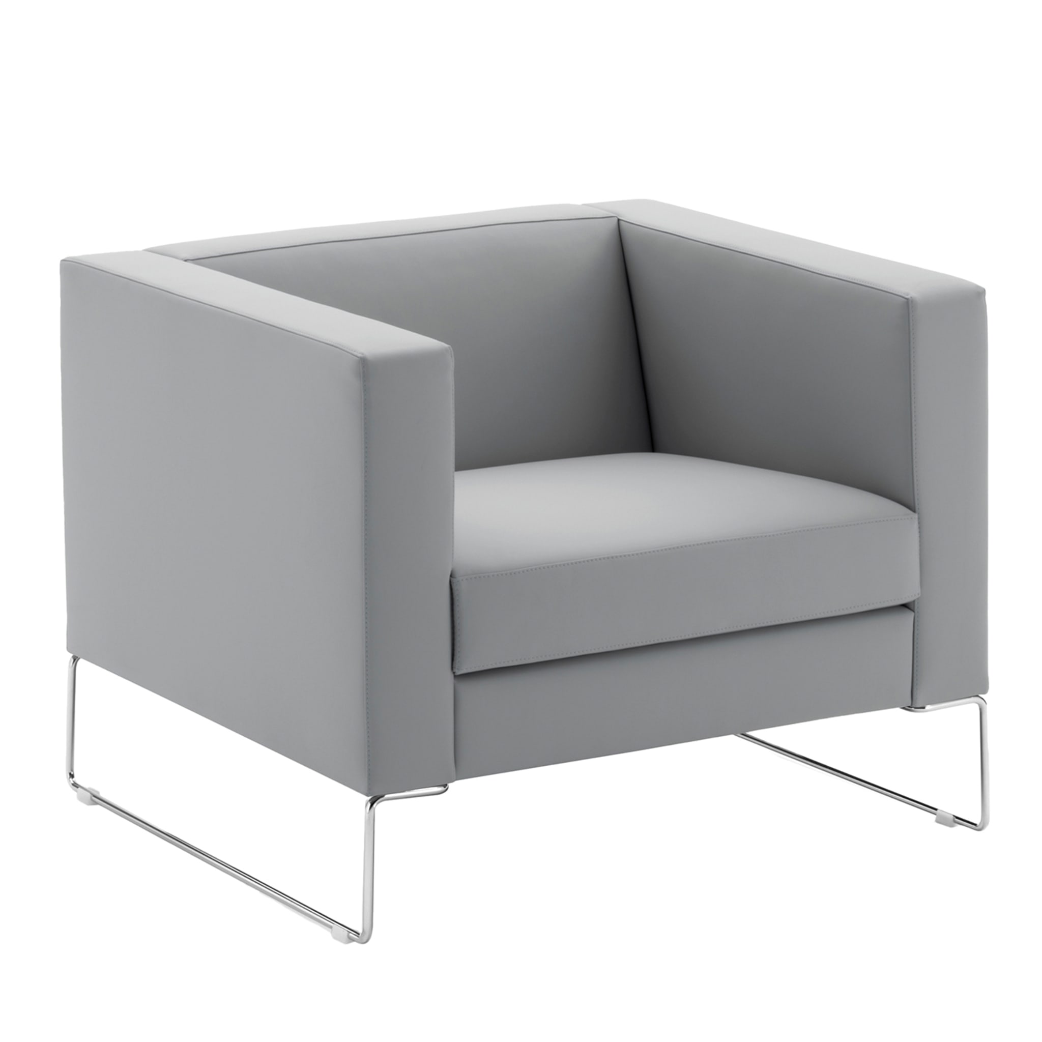 CUBIKO gray armchair - Main view