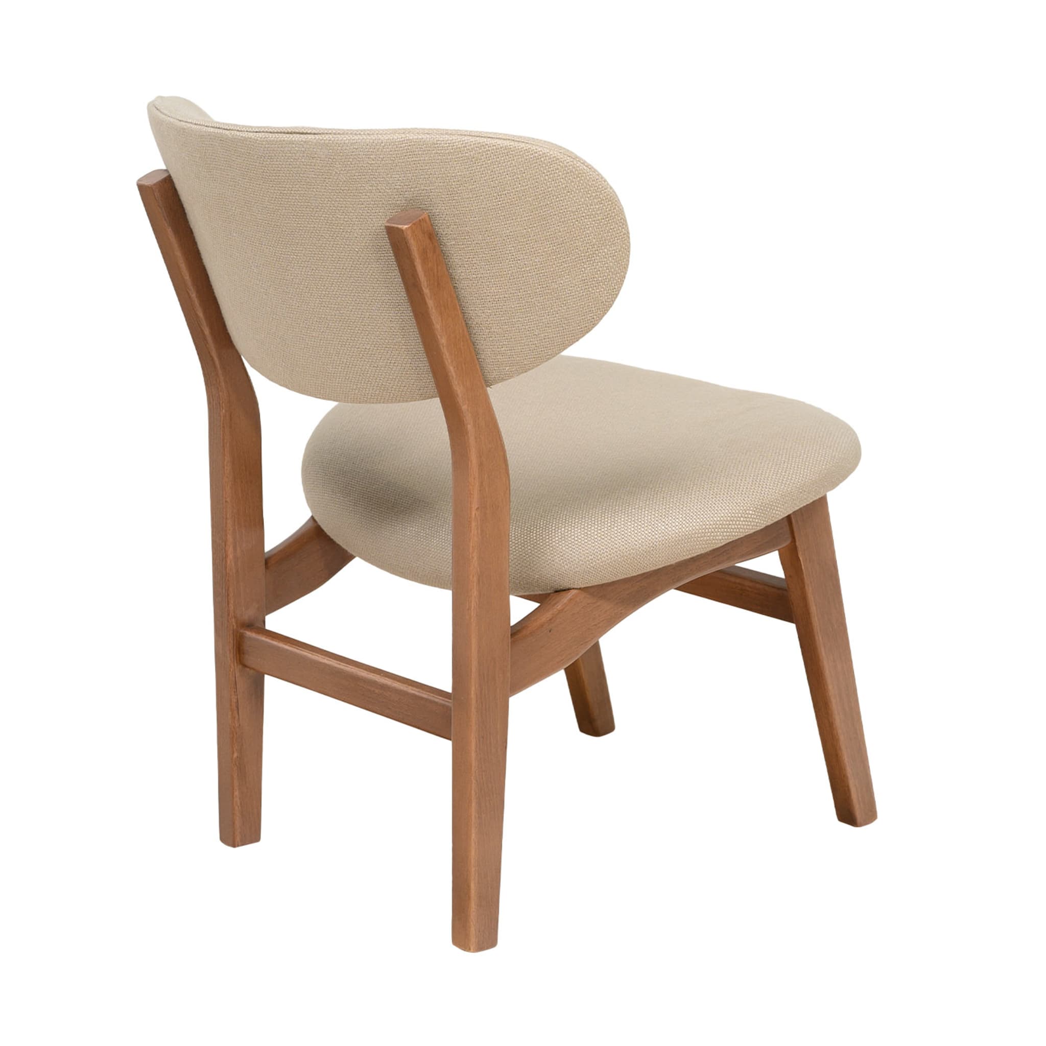 Little Inga Canaletto Walnut &amp; Beige Chair - Vue alternative 2