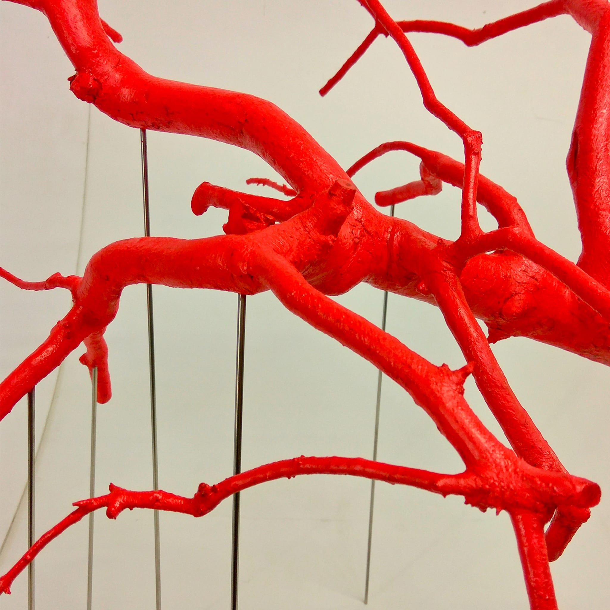 Rami Sospesi Red Sculpture - Alternative view 4