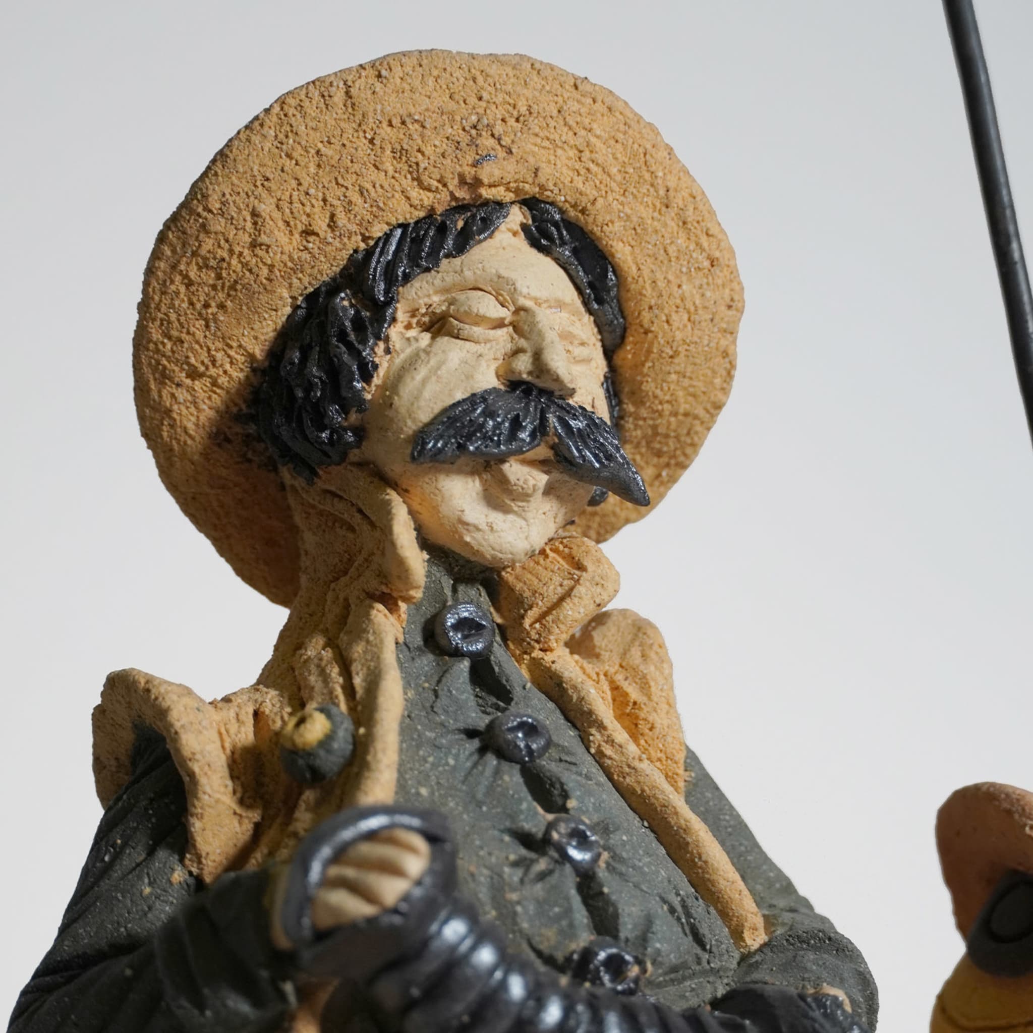 Don Quijote et Sancho Panza a Riposo Sculpture de Diego Poloniato - Vue alternative 2