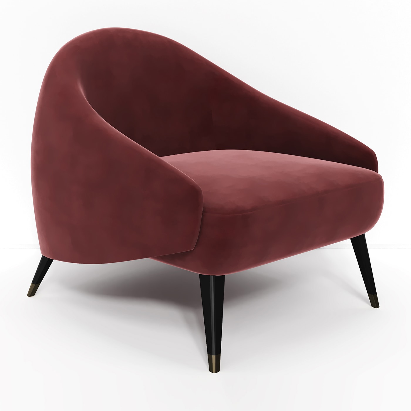 Minerva Red armchair - Estro Collezioni