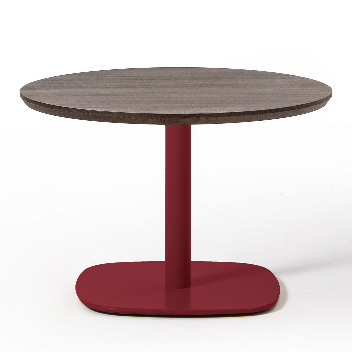 0533-3 Red Round Coffee Table - TrabA'