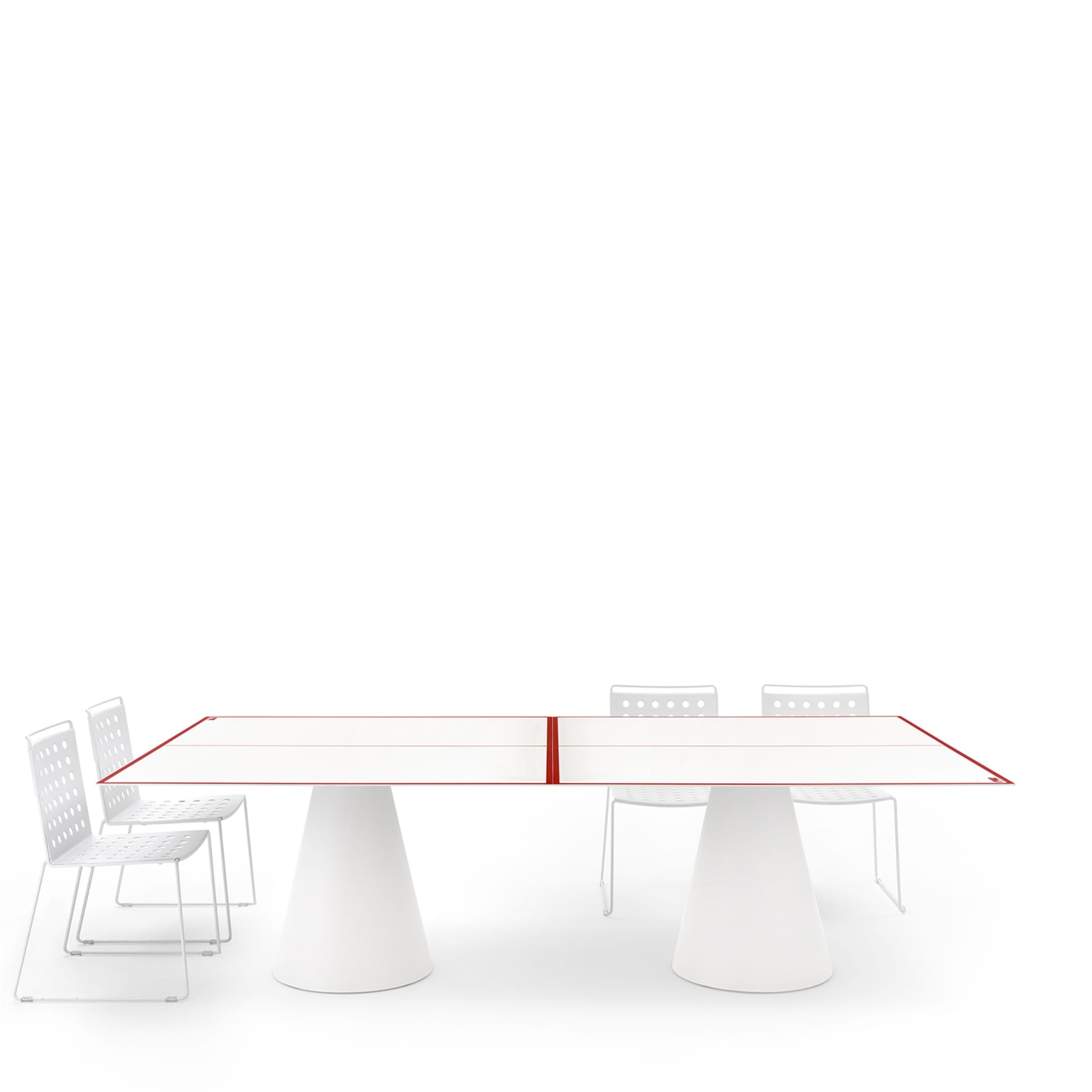 Dada Outdoor White Ping Pong Table by Basaglia + Rota Nodari - Alternative view 4