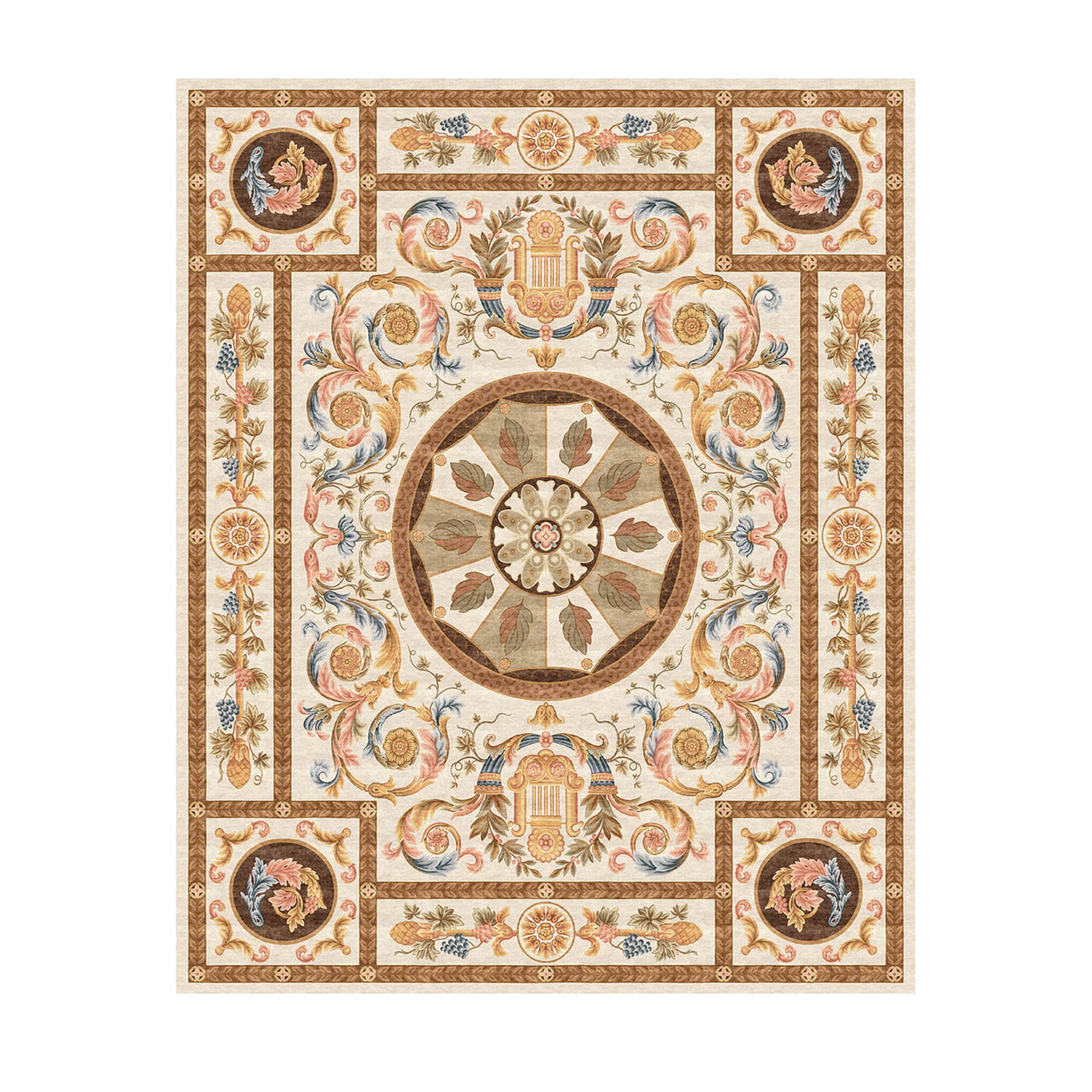 Tappeto Royal Arfa rettangolare color ocra - Vista principale
