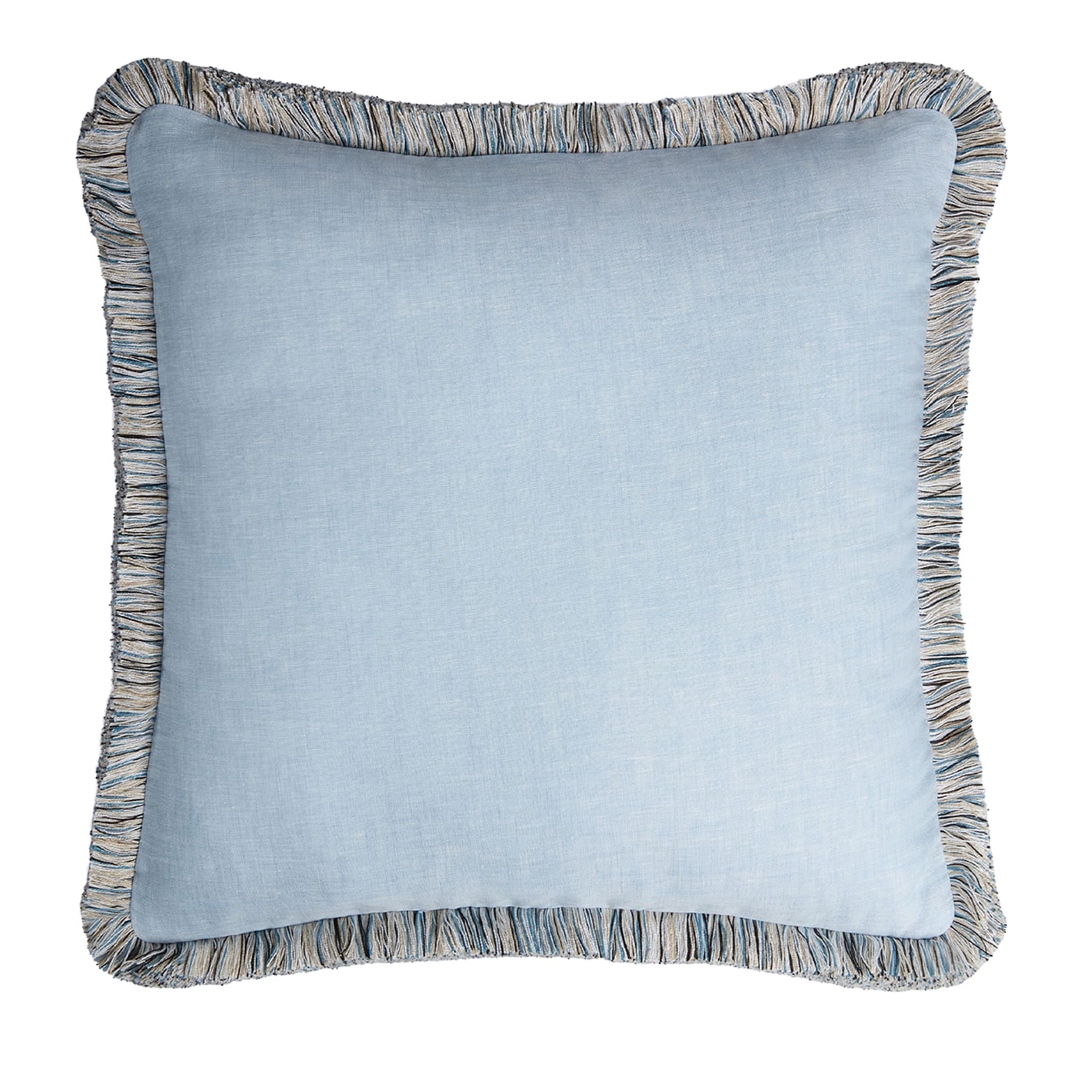 Light Blue Capri Linen Cushion - Main view