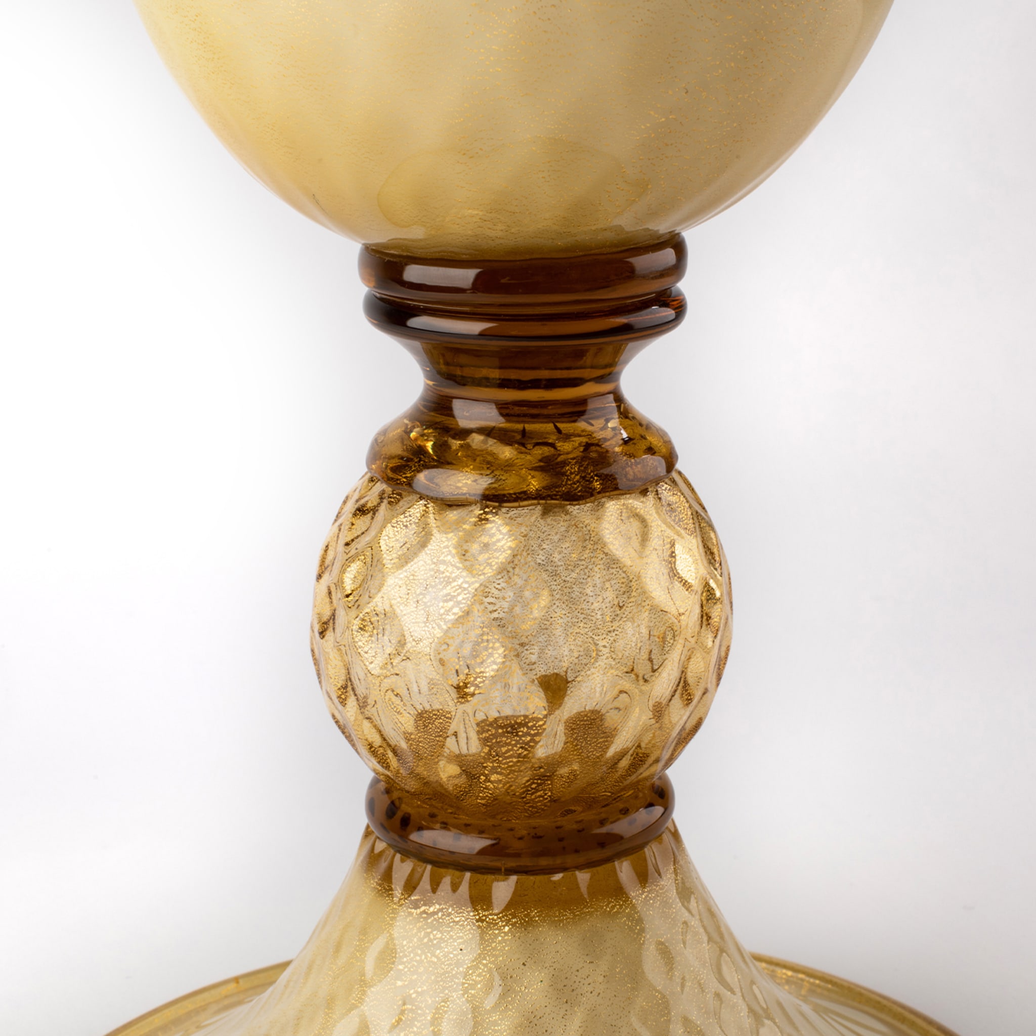 Stmat Smoky and Golden Goblet-Shape Vase - Alternative view 3