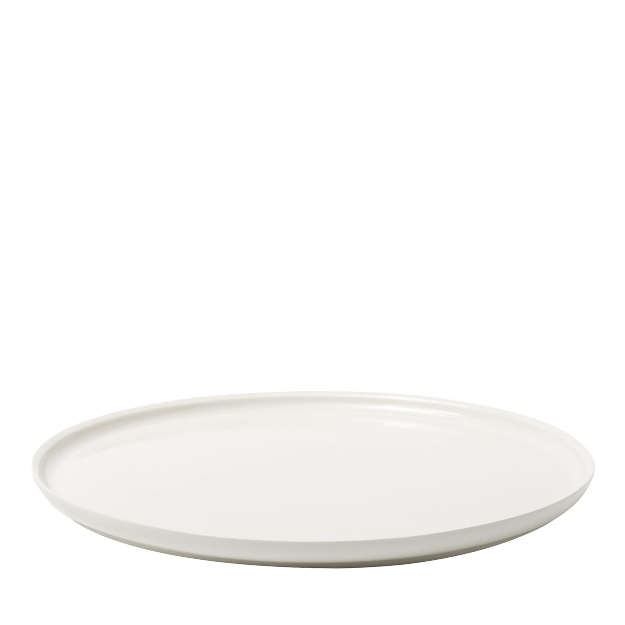 À Table Set of 6 White Dinner Plates by Fabrica - Main view