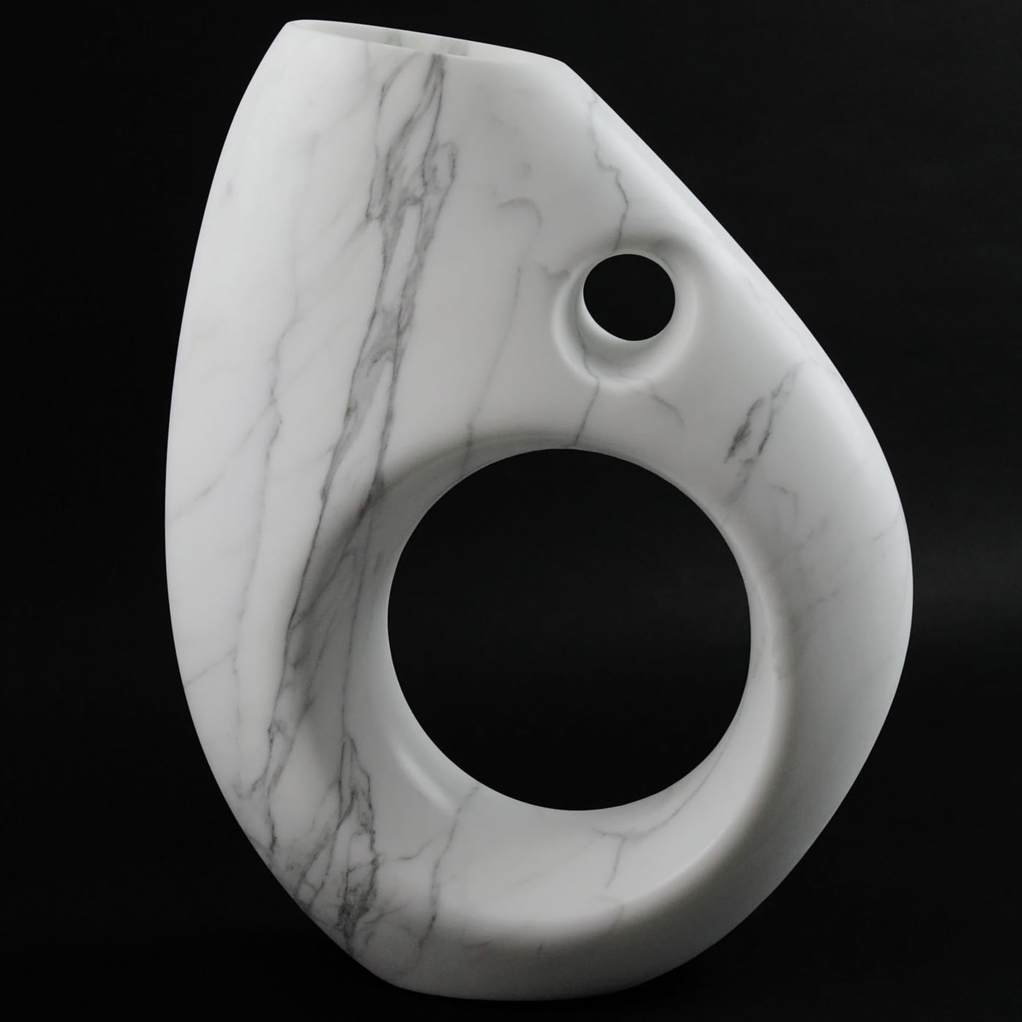 PV03 Vaso in marmo statuario - Vista alternativa 3