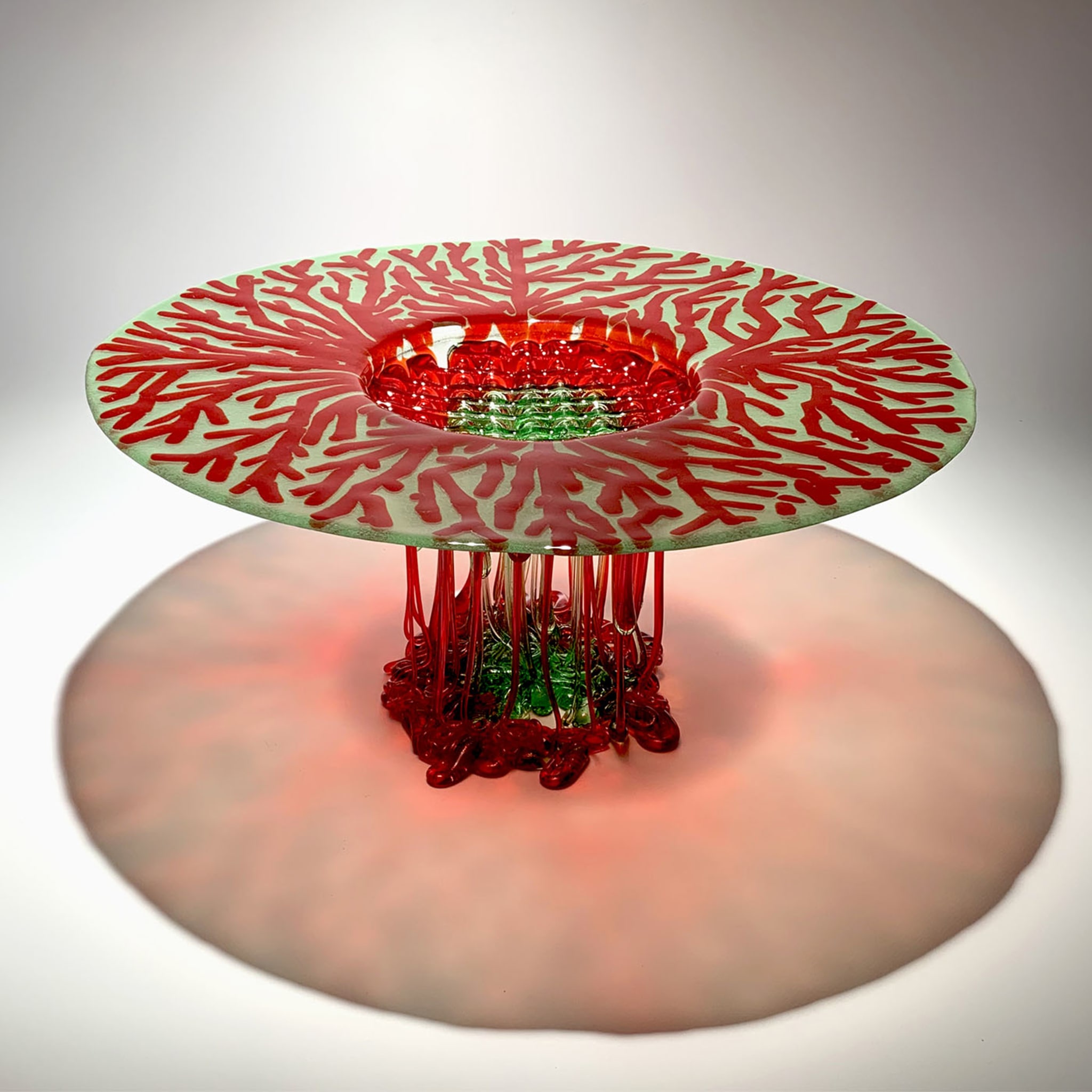 Centre de table sculptural Corallo Rosso Verde - Vue alternative 3