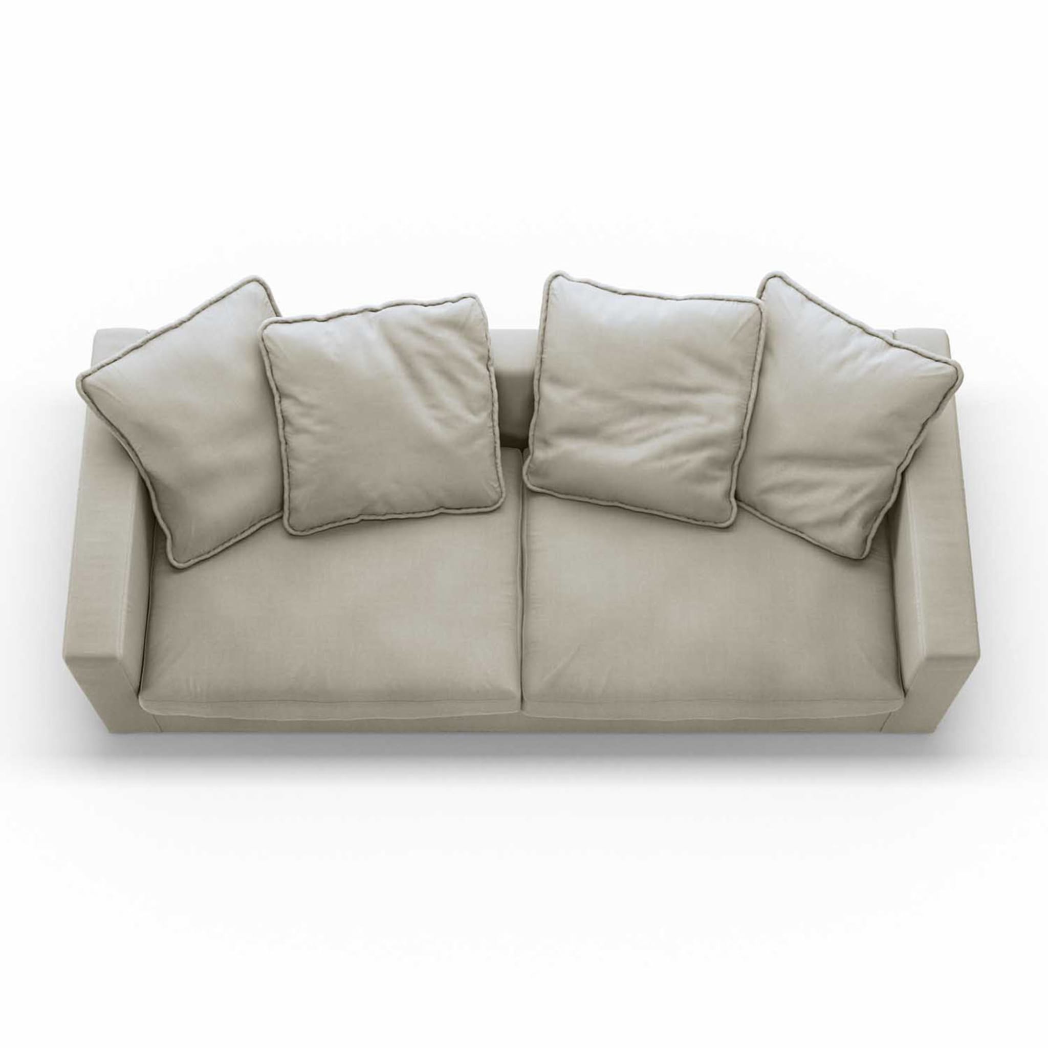 Rafael Beige 3 Seater Sofa - Alternative view 1