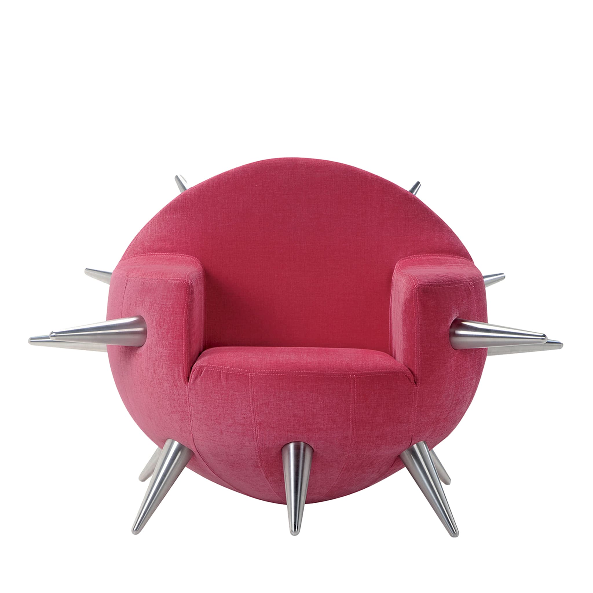 Bomb Red Armchair by Simone Micheli - Main view