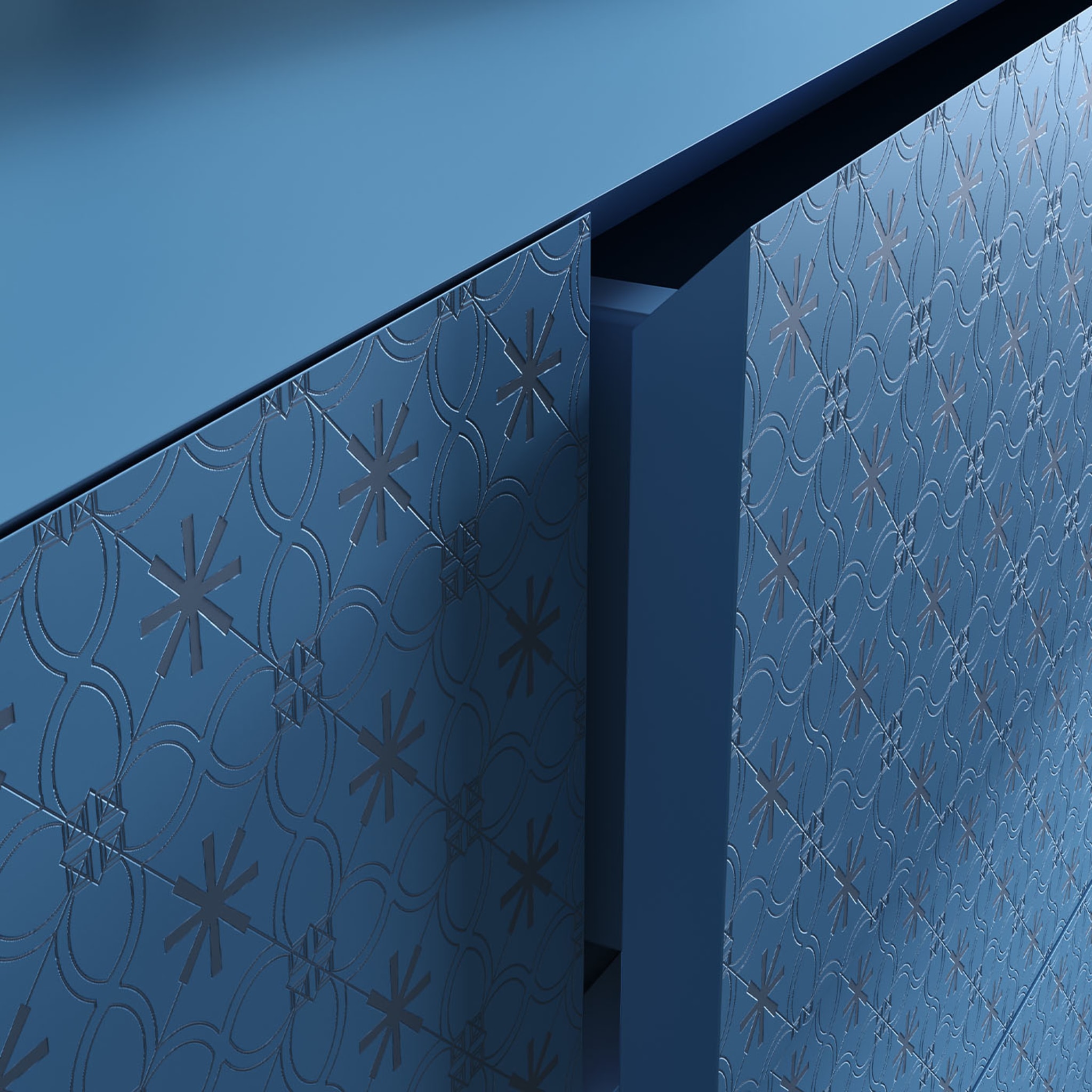 Tiles Blue Sideboard - Alternative view 1