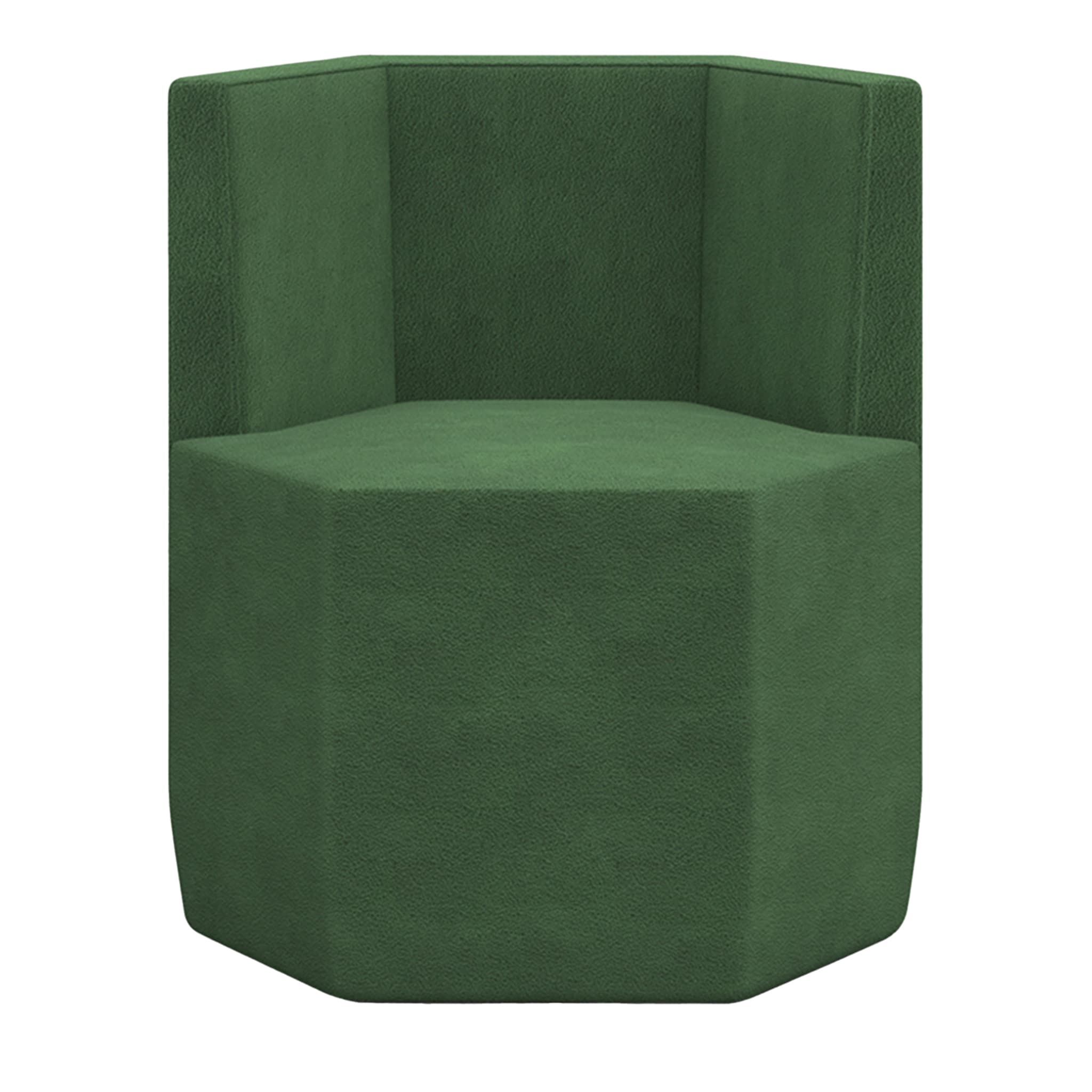 Tigram Low Green Armchair by Italo Pertichini - Main view