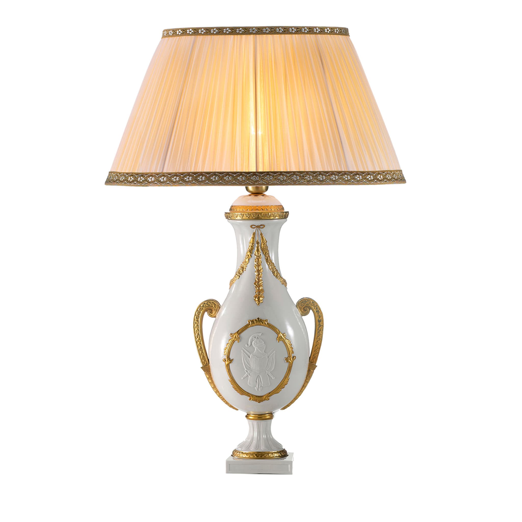 Bordeaux Table Lamp with Handles and Cameo - Main view