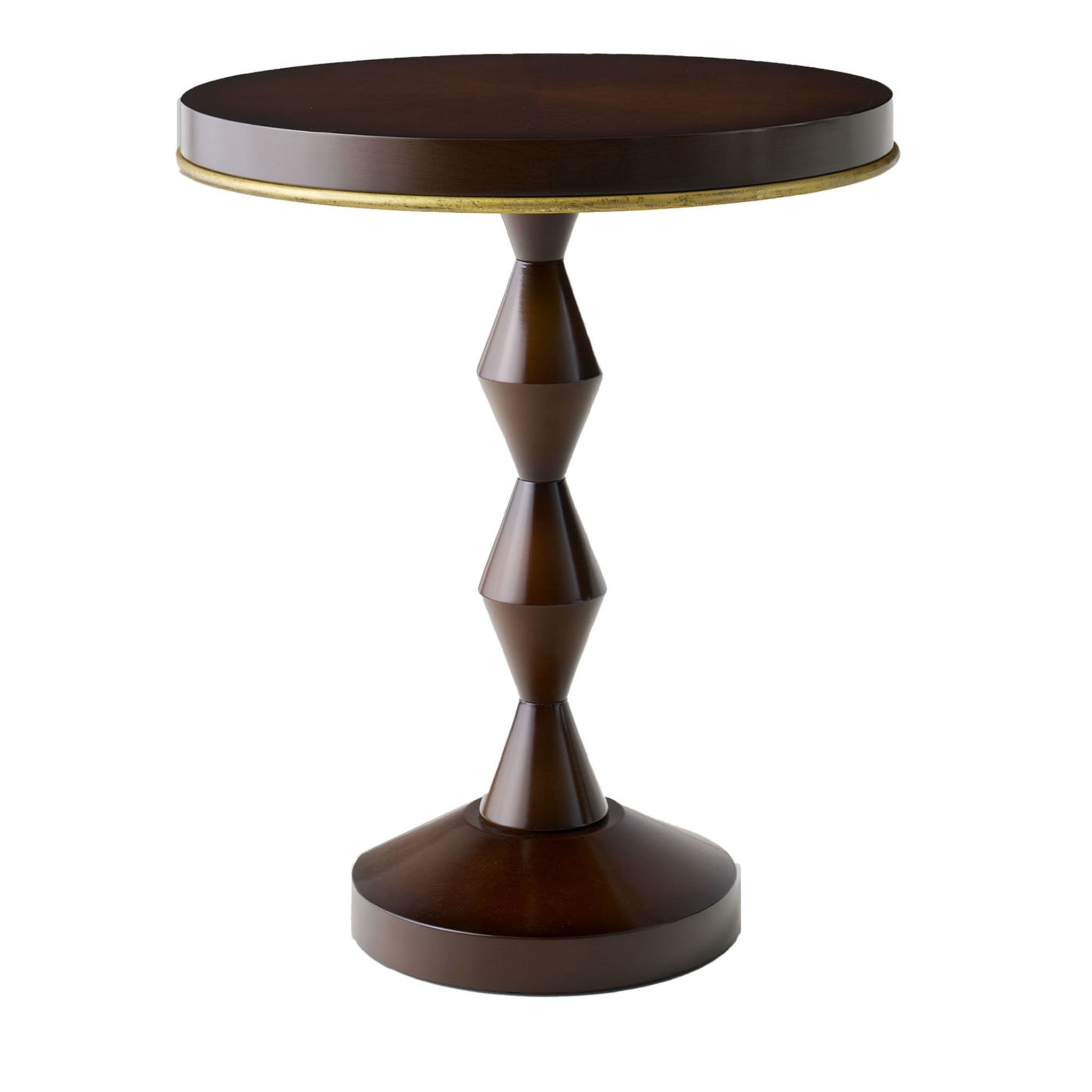Rocky Walnut Accent Table - Main view