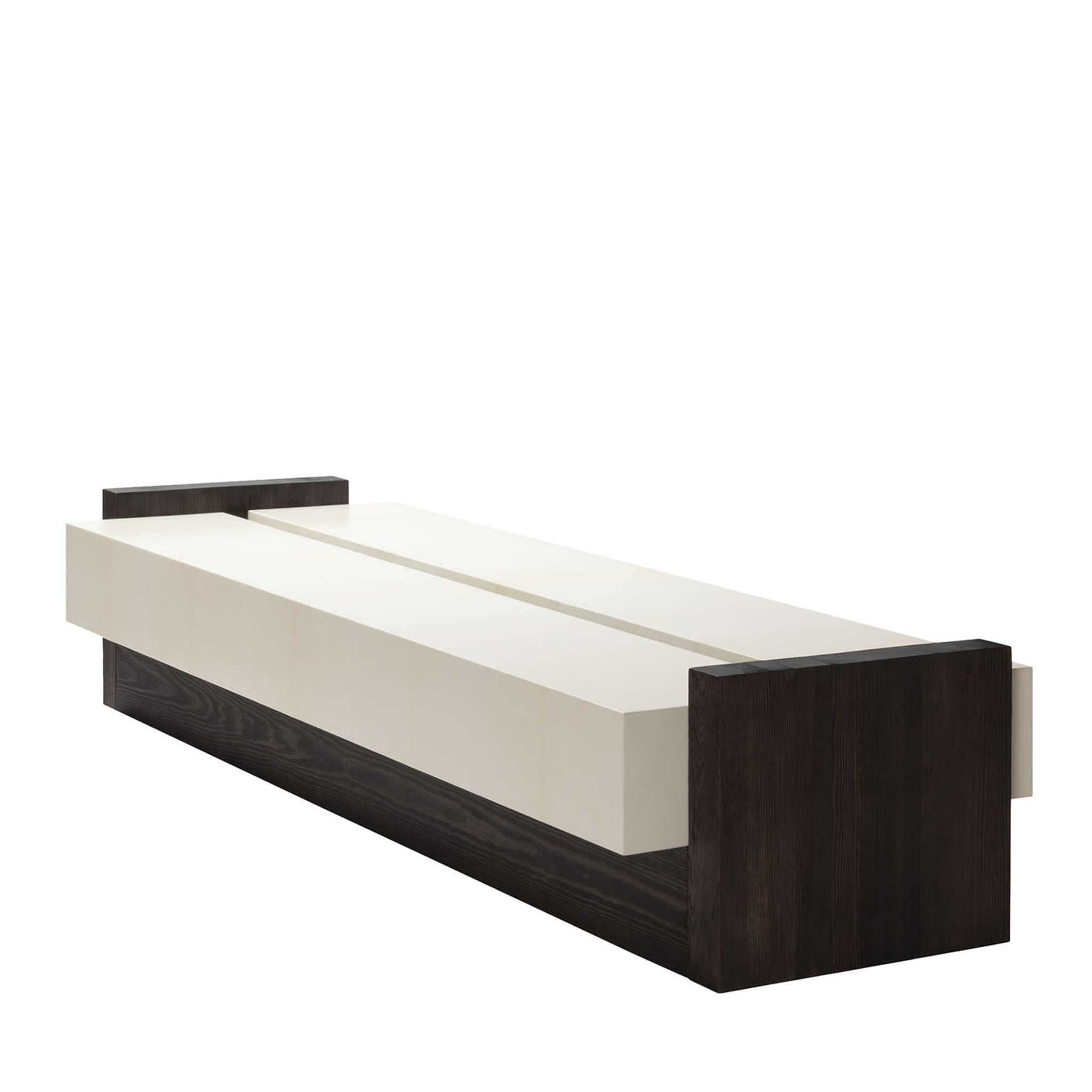 Attica Long Parchment Coffee Table  - Main view