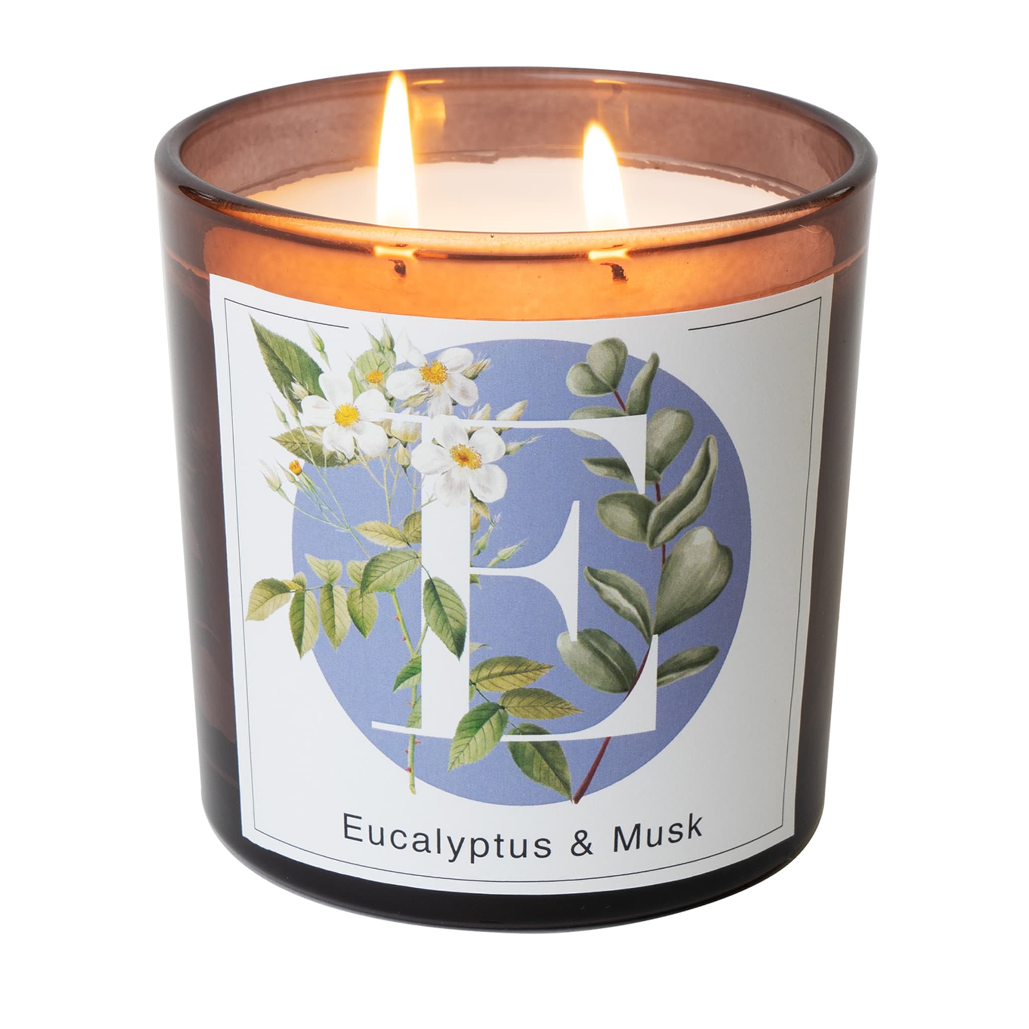 Eucalyptus and Musk Set of 2 Scented Candles - Main view