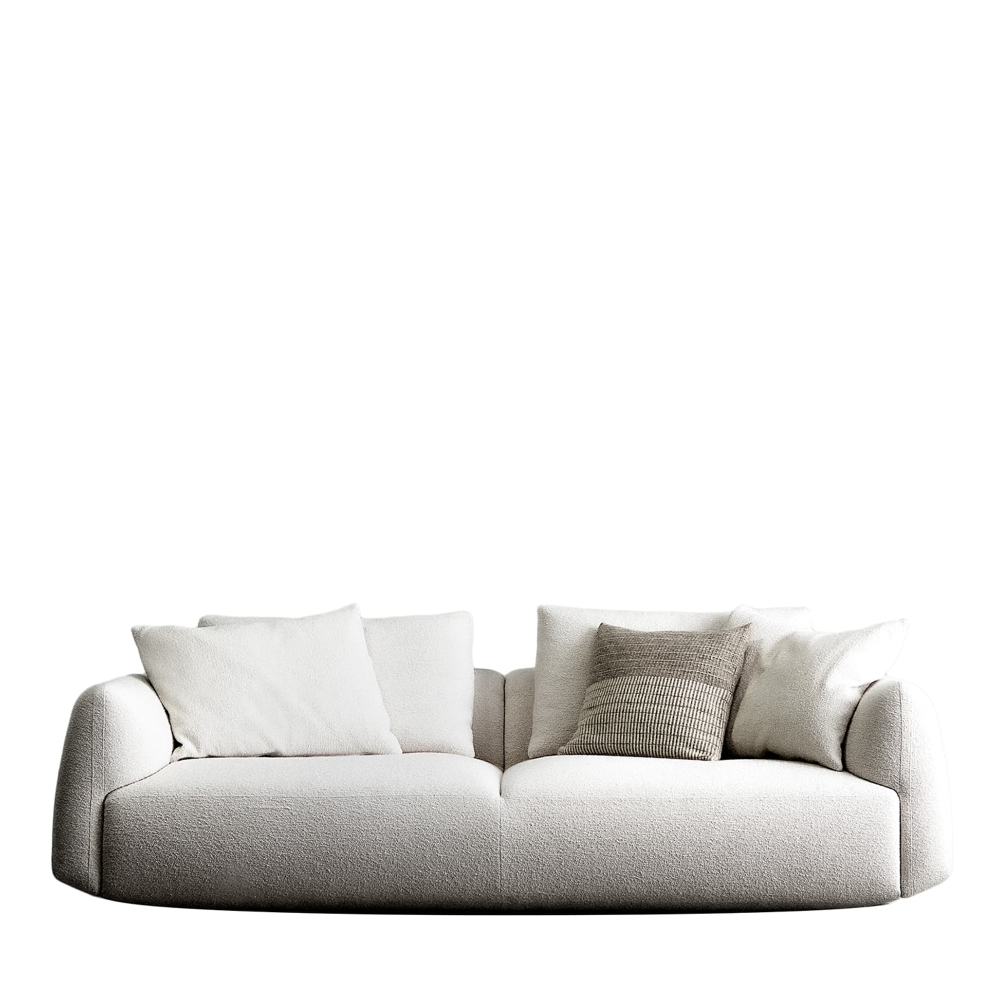 Naxos 3-sitzer weißes sofa von Ludovica + Roberto Palomba - Hauptansicht