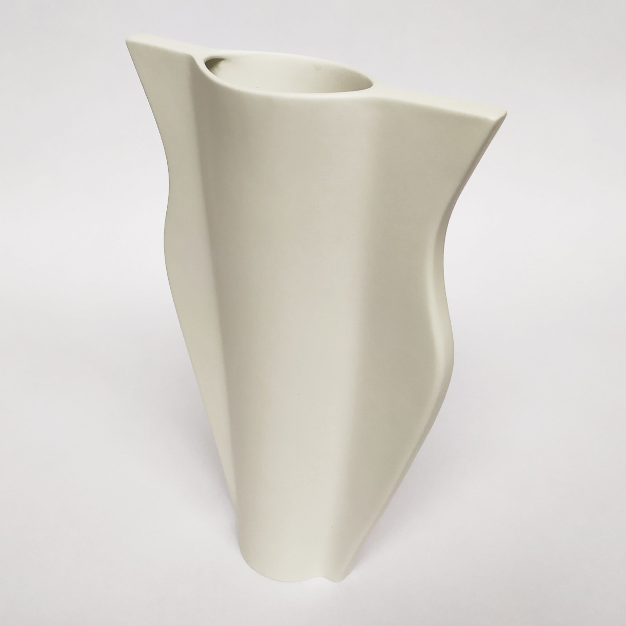 Schiacciati Matte White Vase - Alternative view 2