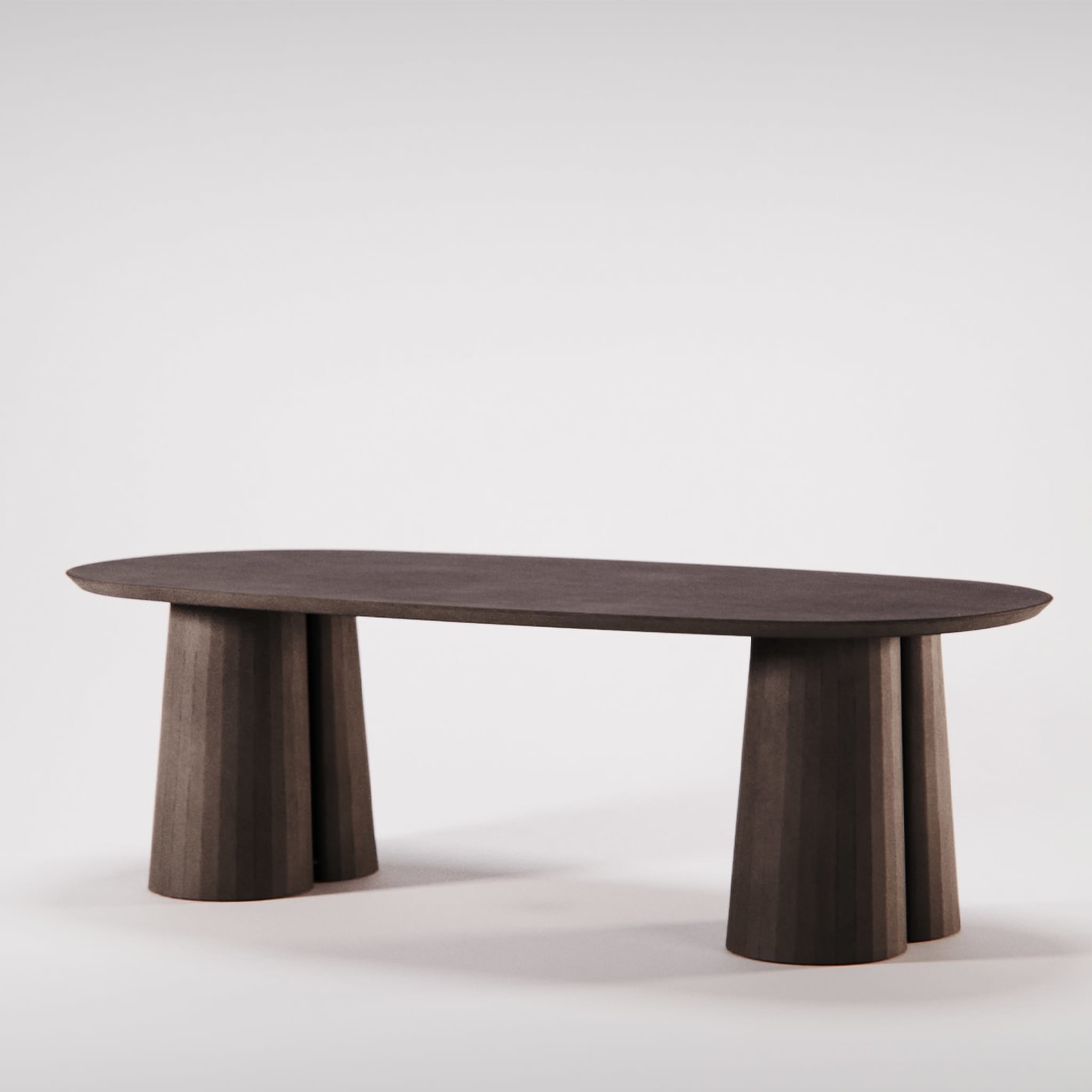 Fusto Oval Dark Chocolate Coffee Table III - Alternative view 1