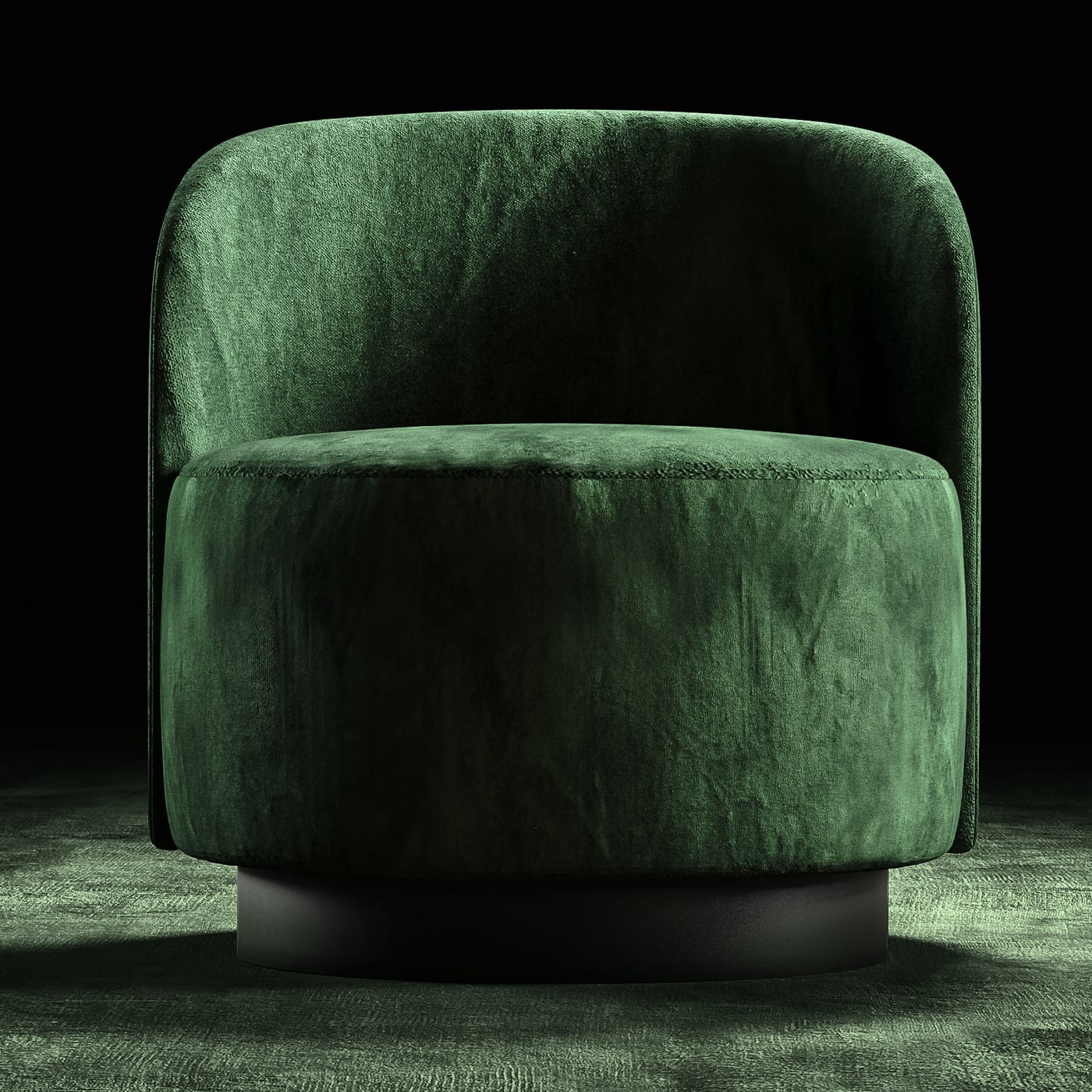 Dig It Armchair Green Velvet - Giopagani