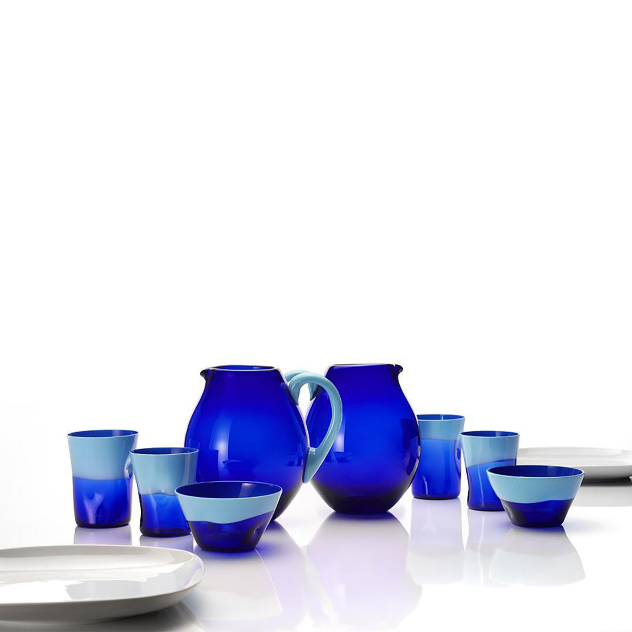 Dandy Light-Blue & Blue Glass by Stefano Marcato - Alternative view 1