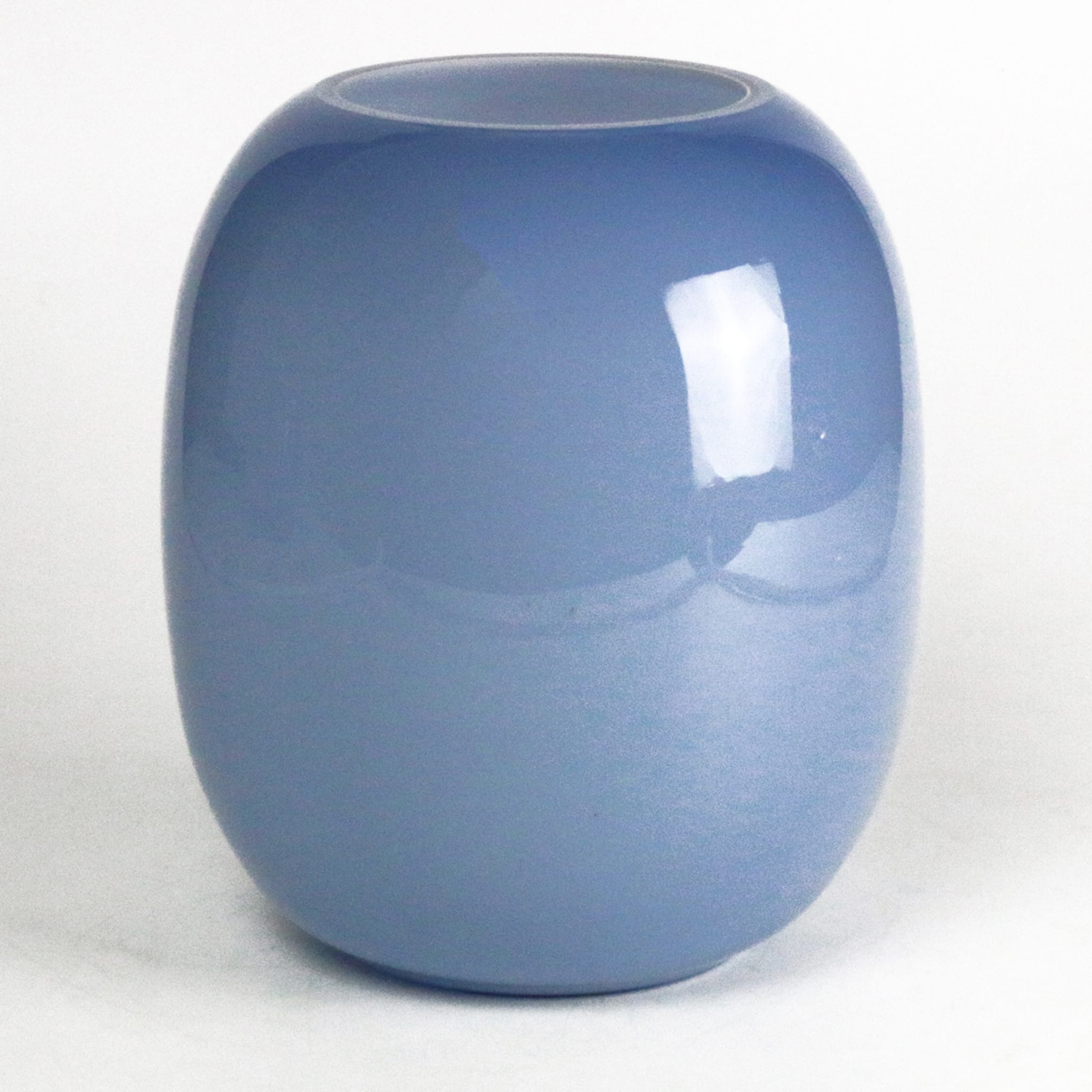 Tall Bulging Azure Vase - Alternative view 1