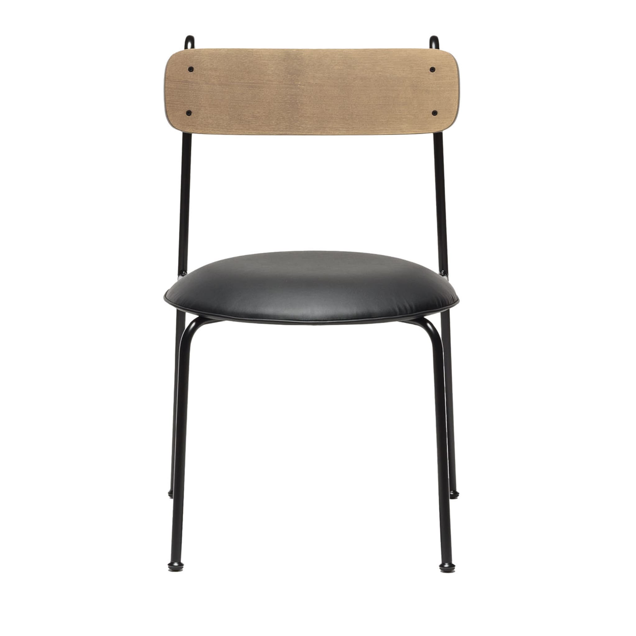 Lena S Black and Walnut Ash Chair By Designerd - Vue principale