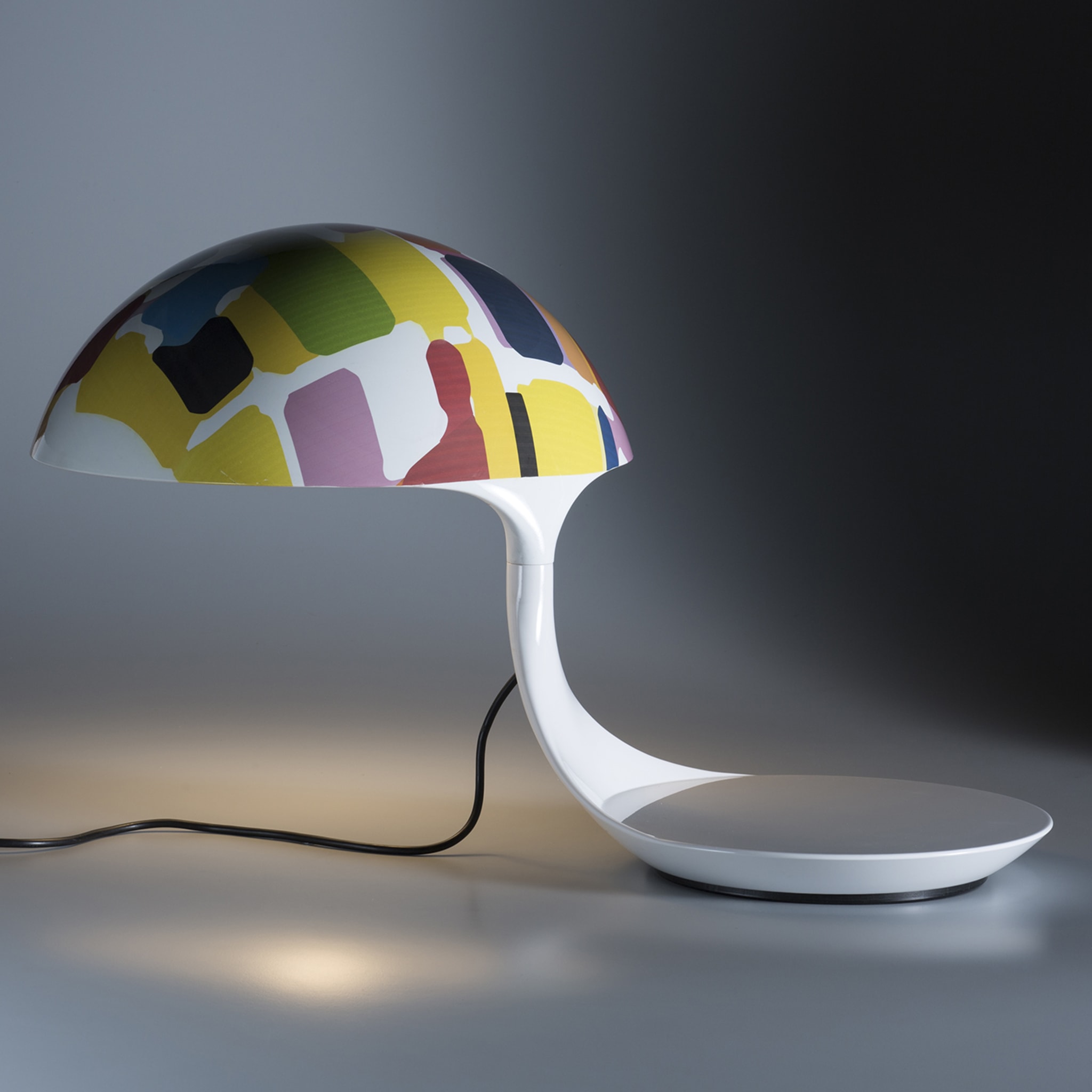 Cobra Texture Polychrome Table Lamp by Michel Bouquillon - Alternative view 2