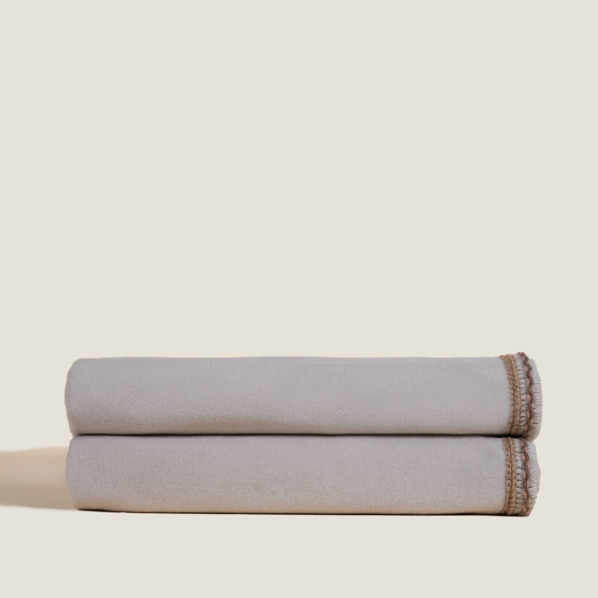 Soft Cotton Cream Blanket - Alternative view 2