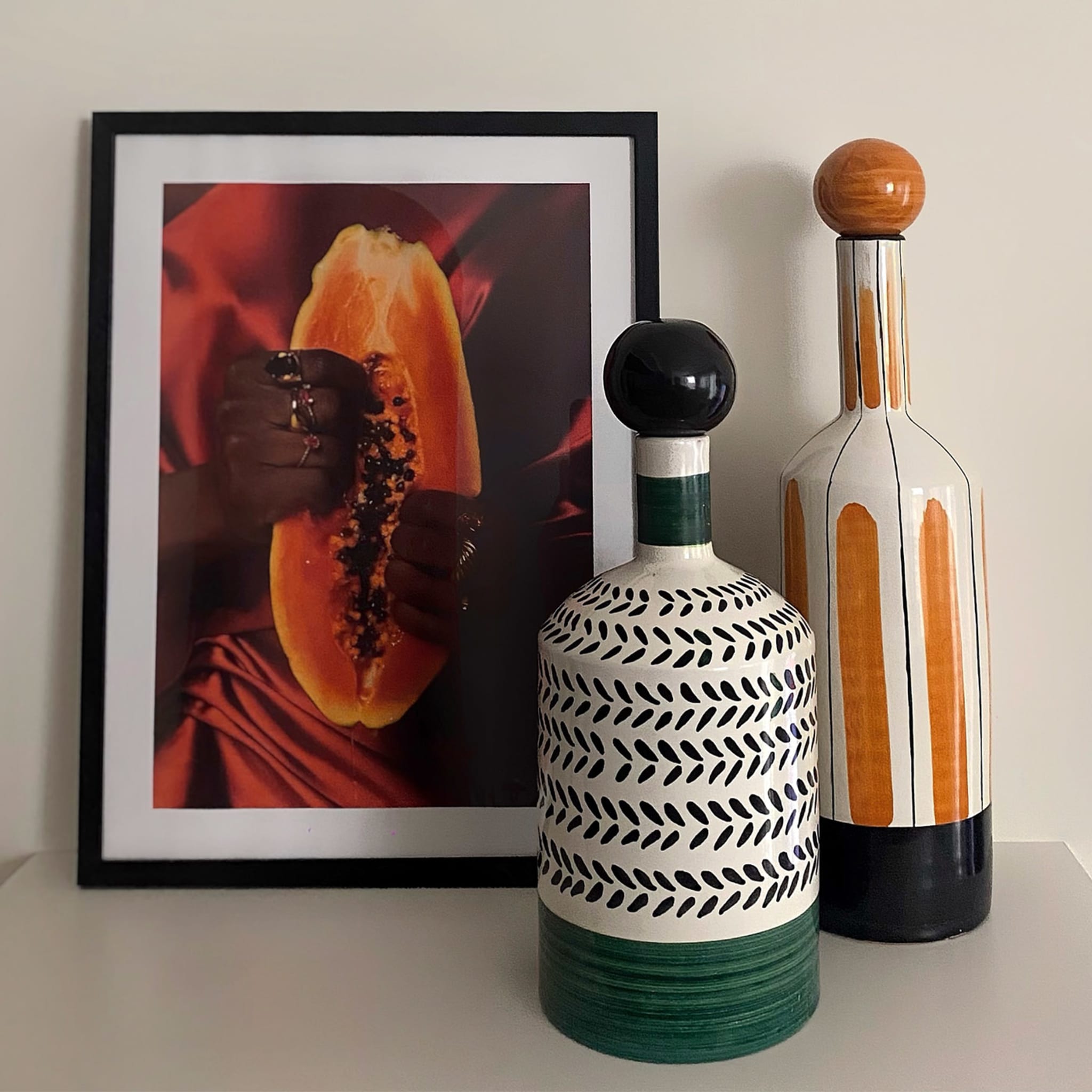Talia Decorative Mustard Bottle with Lid - Alternative view 4