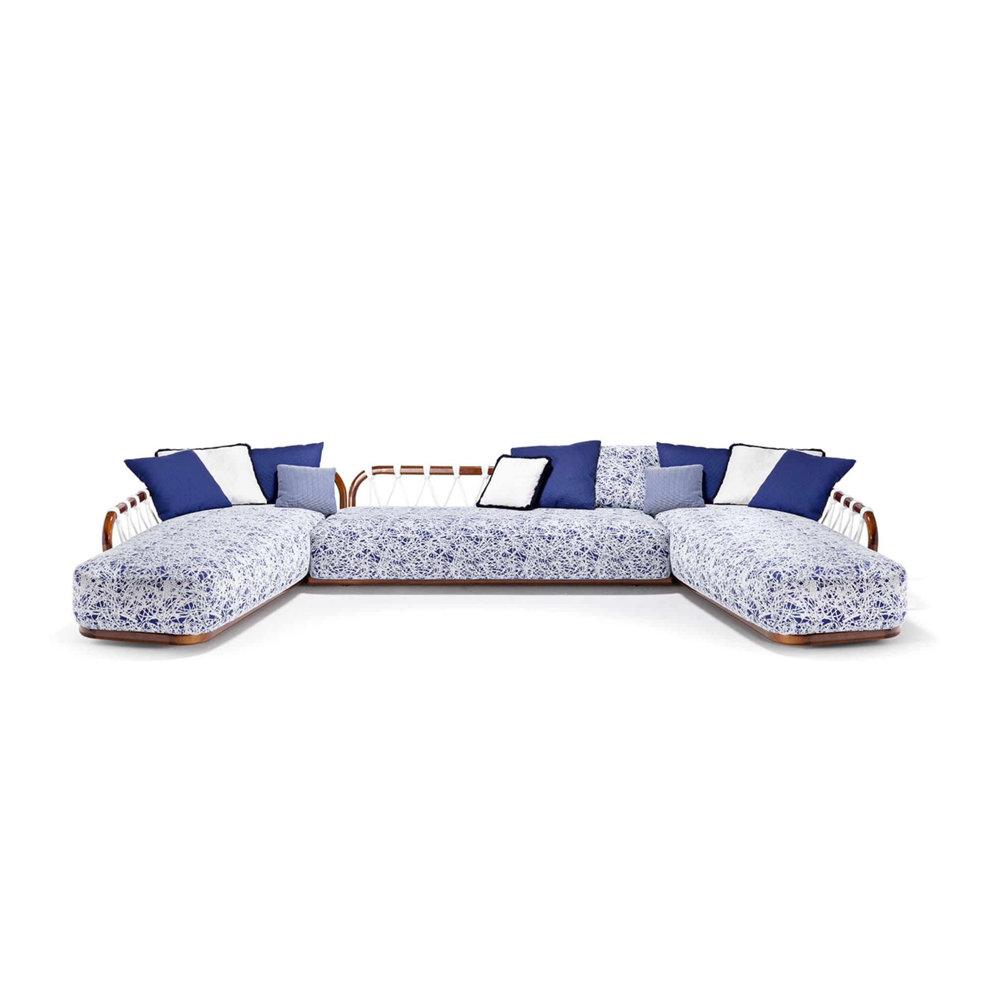 Sunset Basket Blue & White End Element by Paola Navone & AMP - Alternative view 5