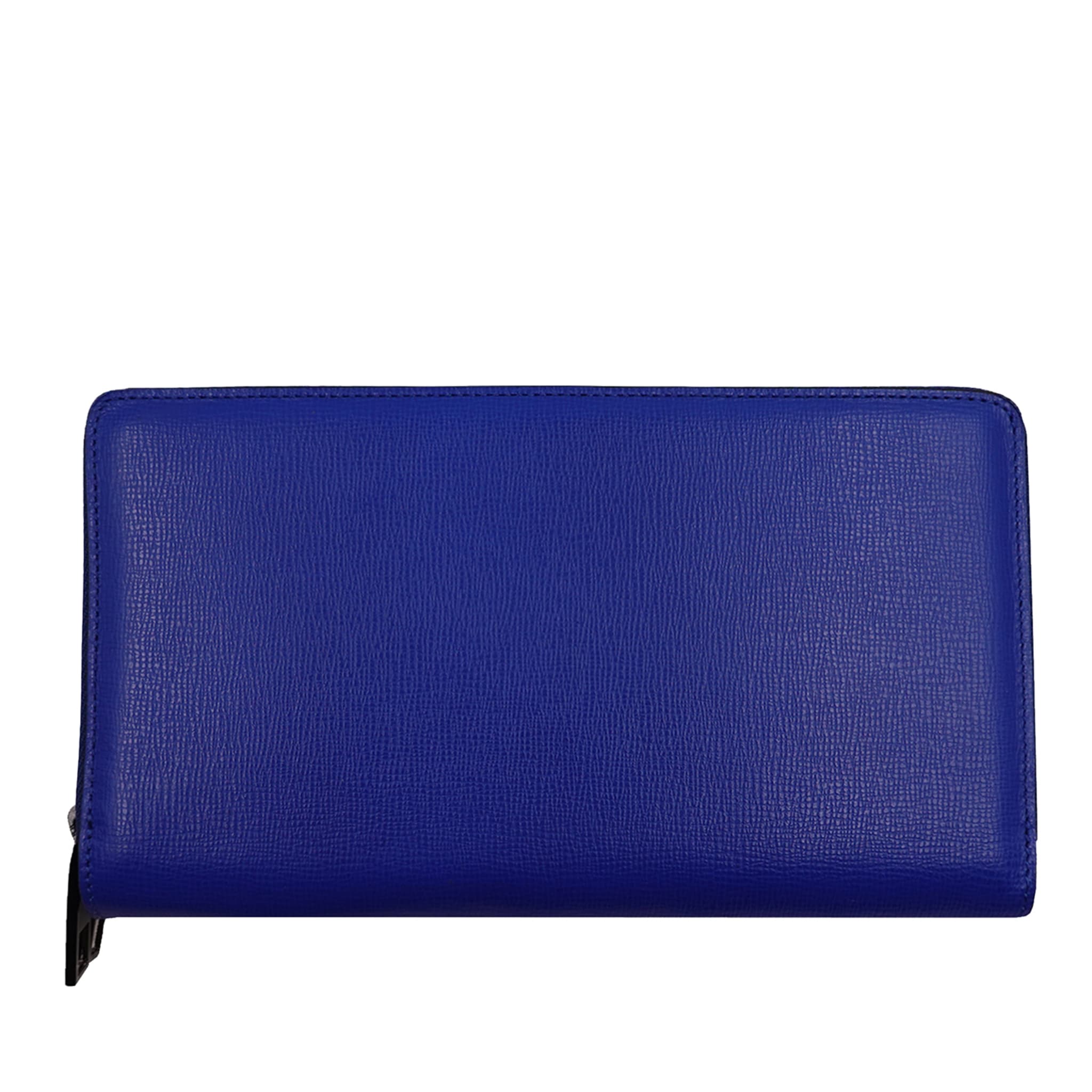 Double Zip Around Electric Blue Travel Case - Main view