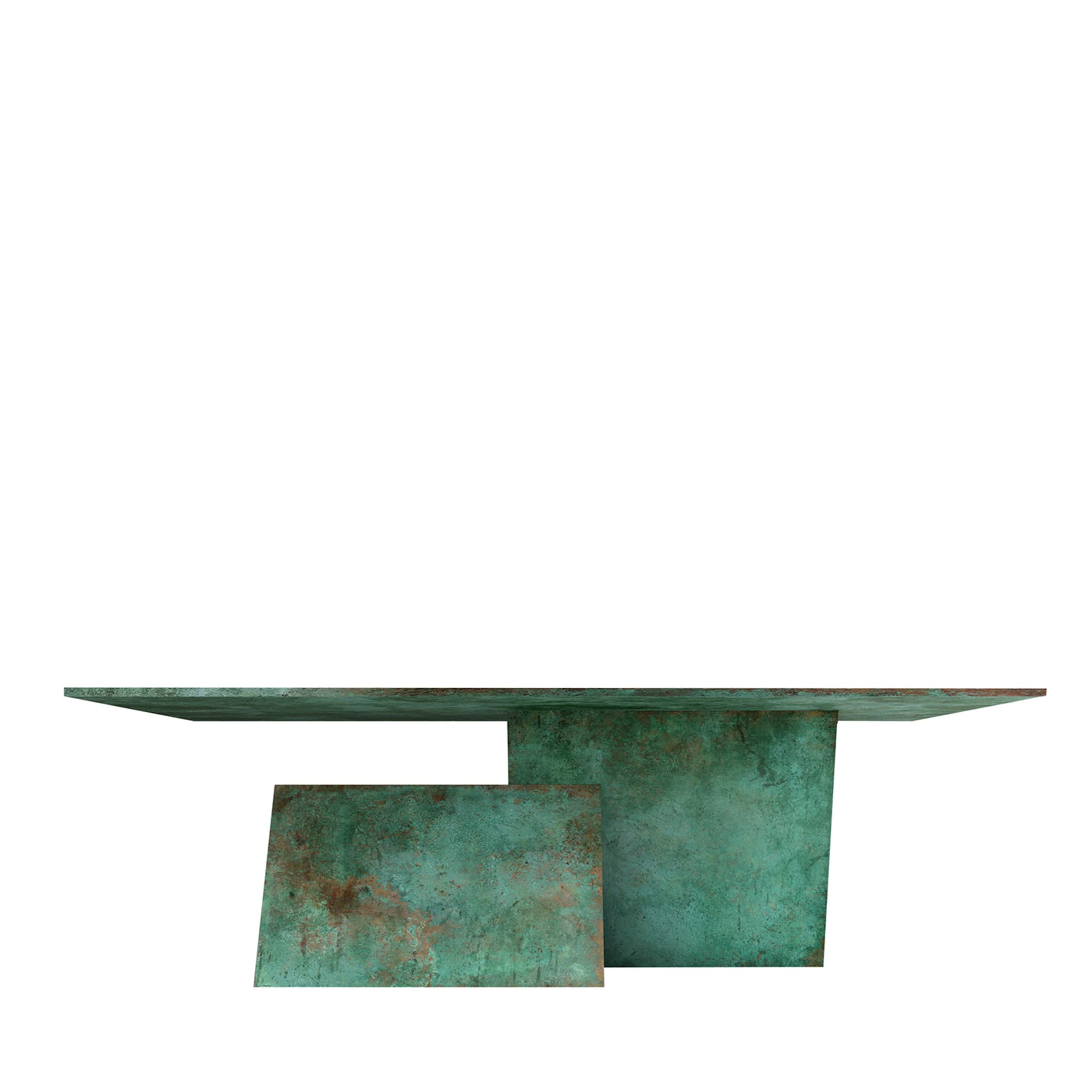 Y Green dining table - Main view