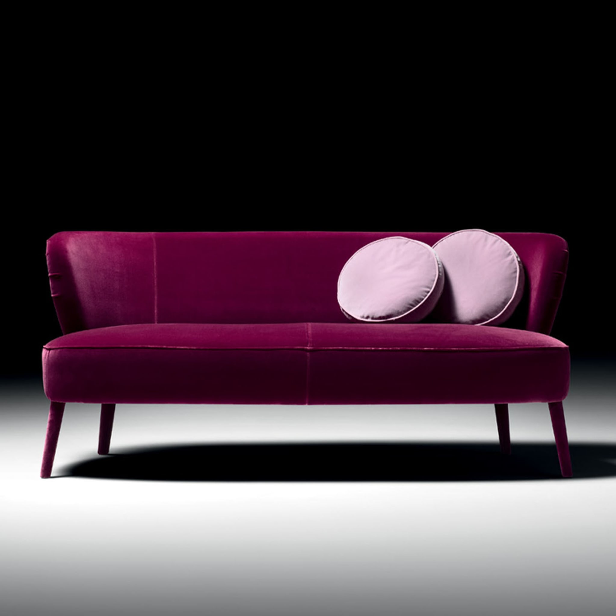 Cloe' Purple Sofa - Alternative view 1