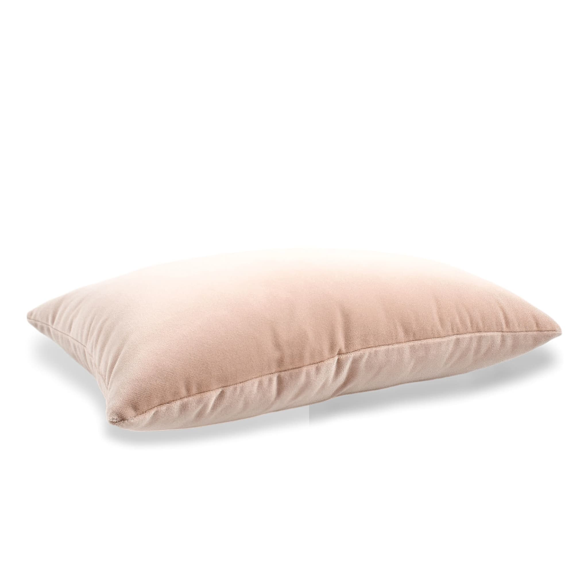 Powder Pink Cotton Velvet Longue Cushion - Alternative view 1