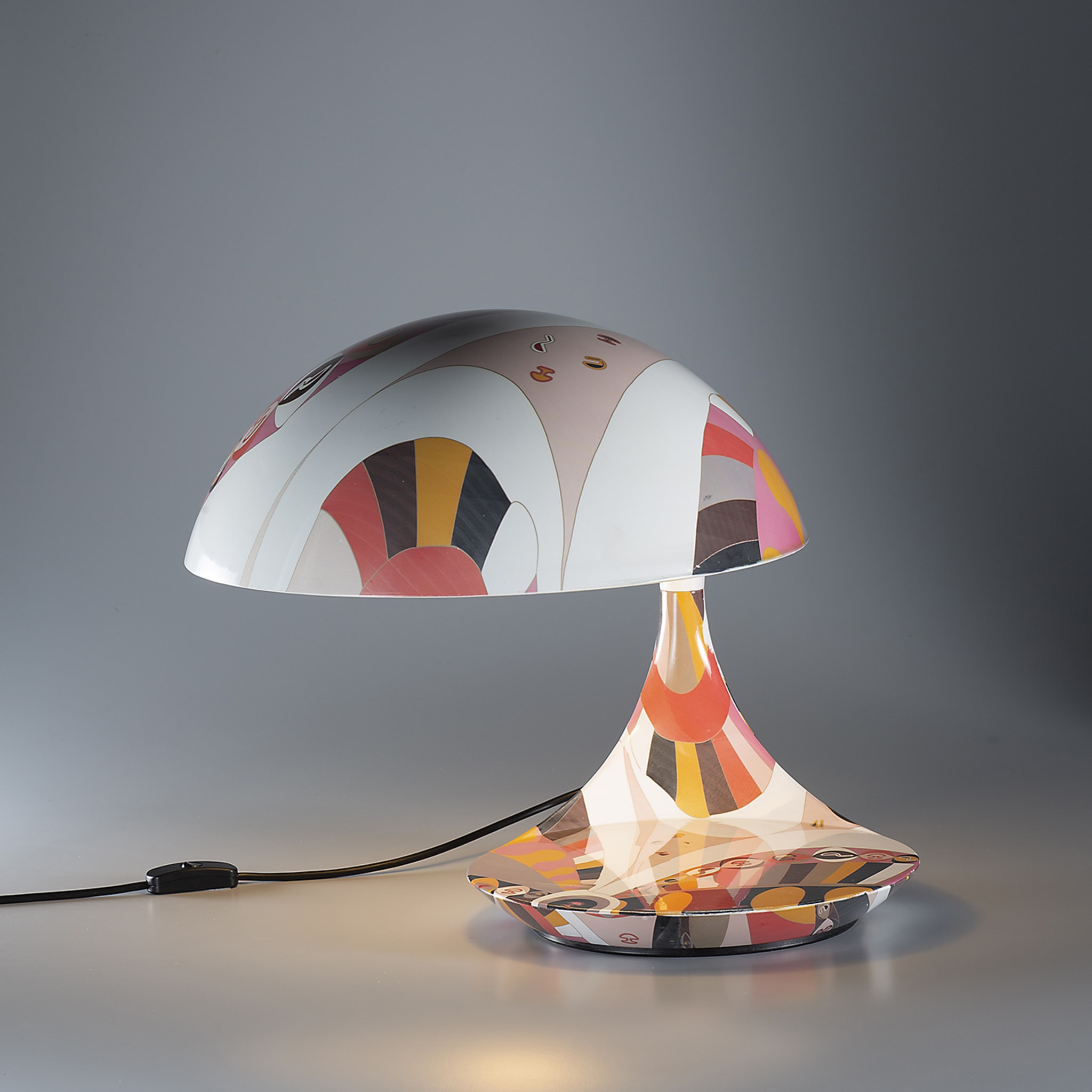 Cobra Texture Polychrome Table Lamp by Massimo Farinatti - Alternative view 1