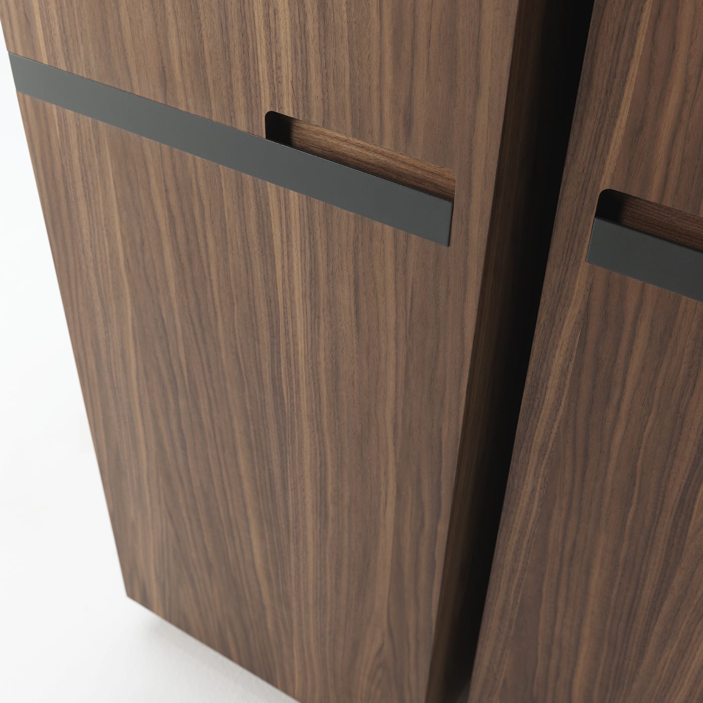 Nuit 2 -Door Walnut Closet by Giuliano Cappelletti Riva 1920