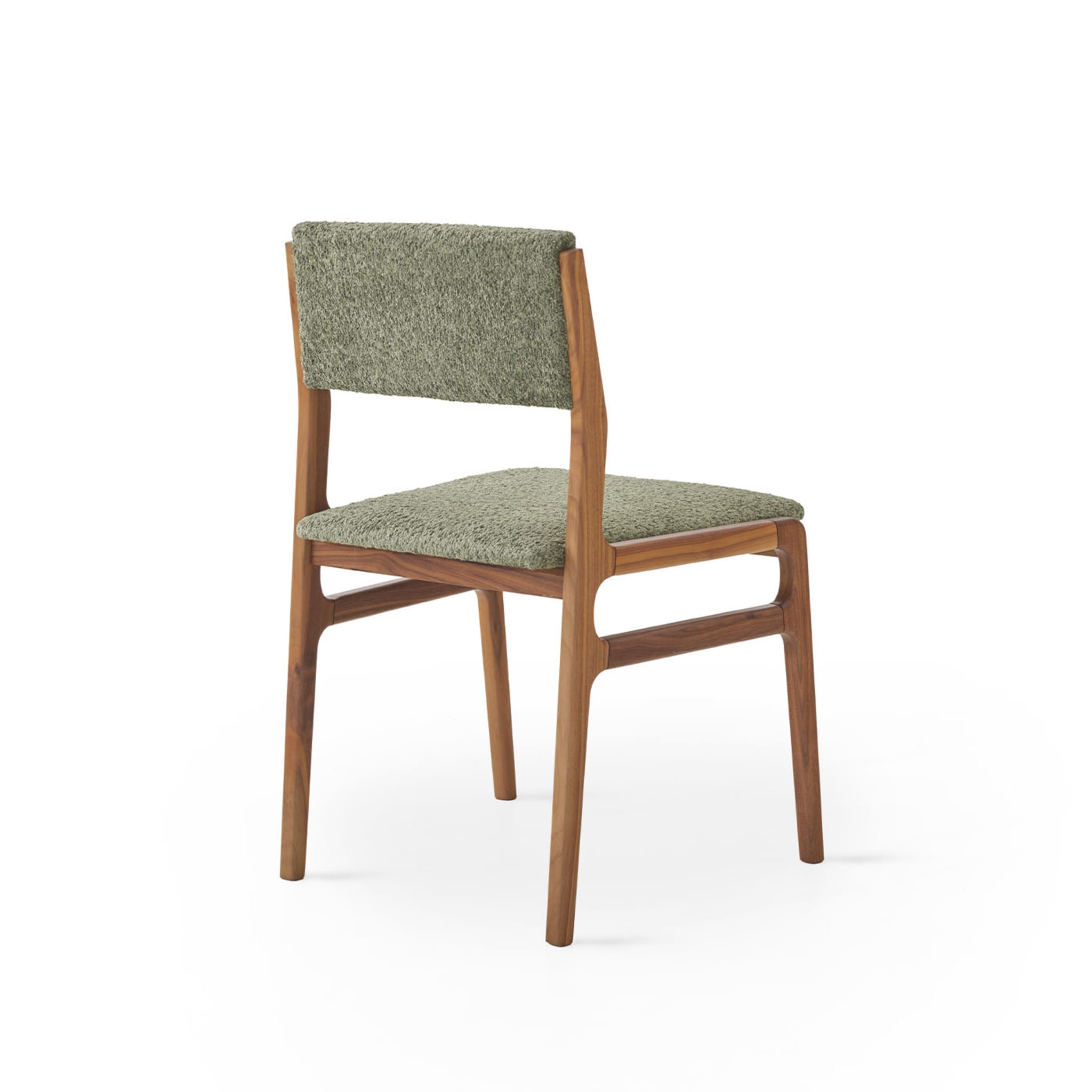 Shangai Olive-Green & Walnut Chair - Alternative view 1