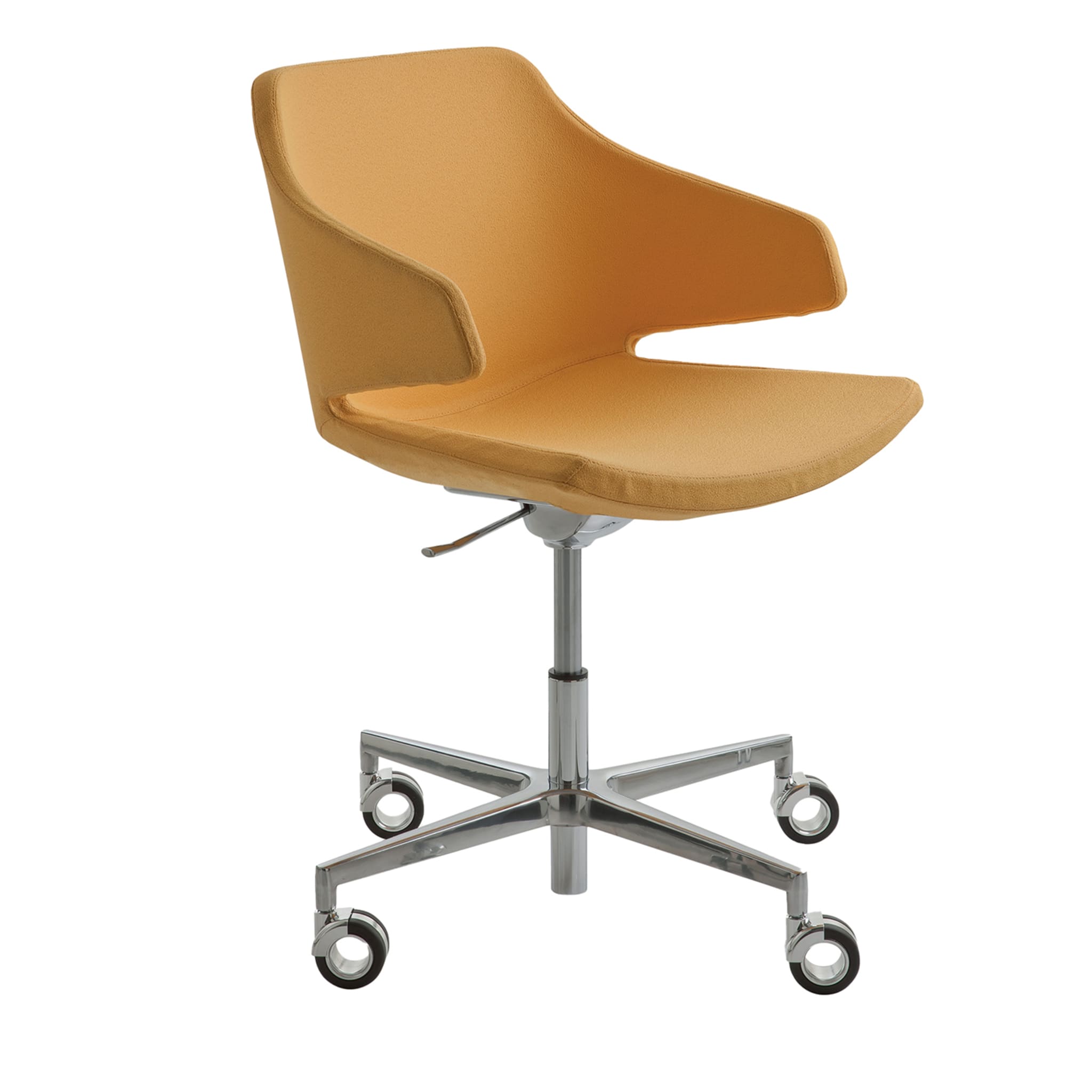 Fauteuil pivotant Meraviglia Yellow - Vue principale