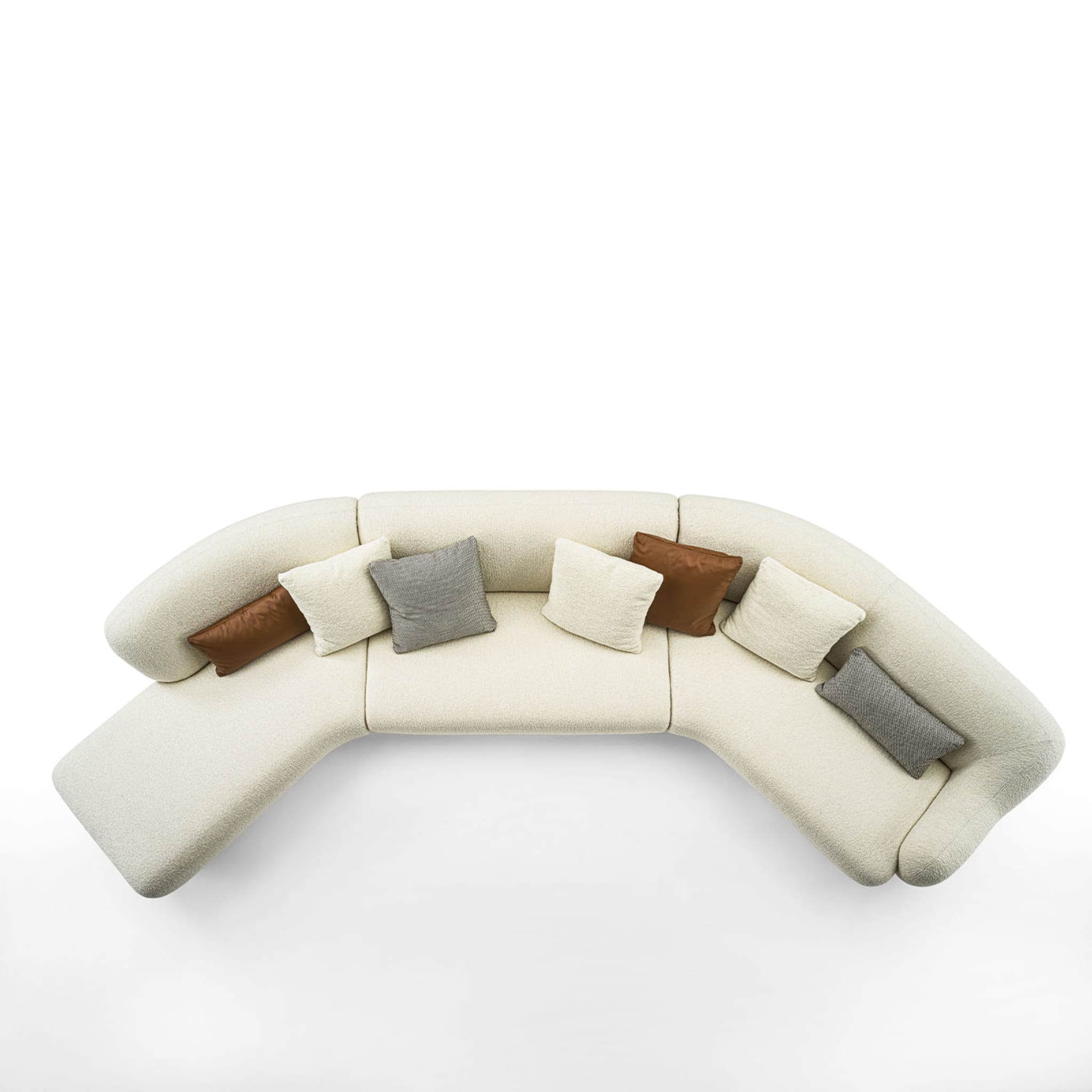 Nuvola Weißes modulares Sofa - Alternative Ansicht 1