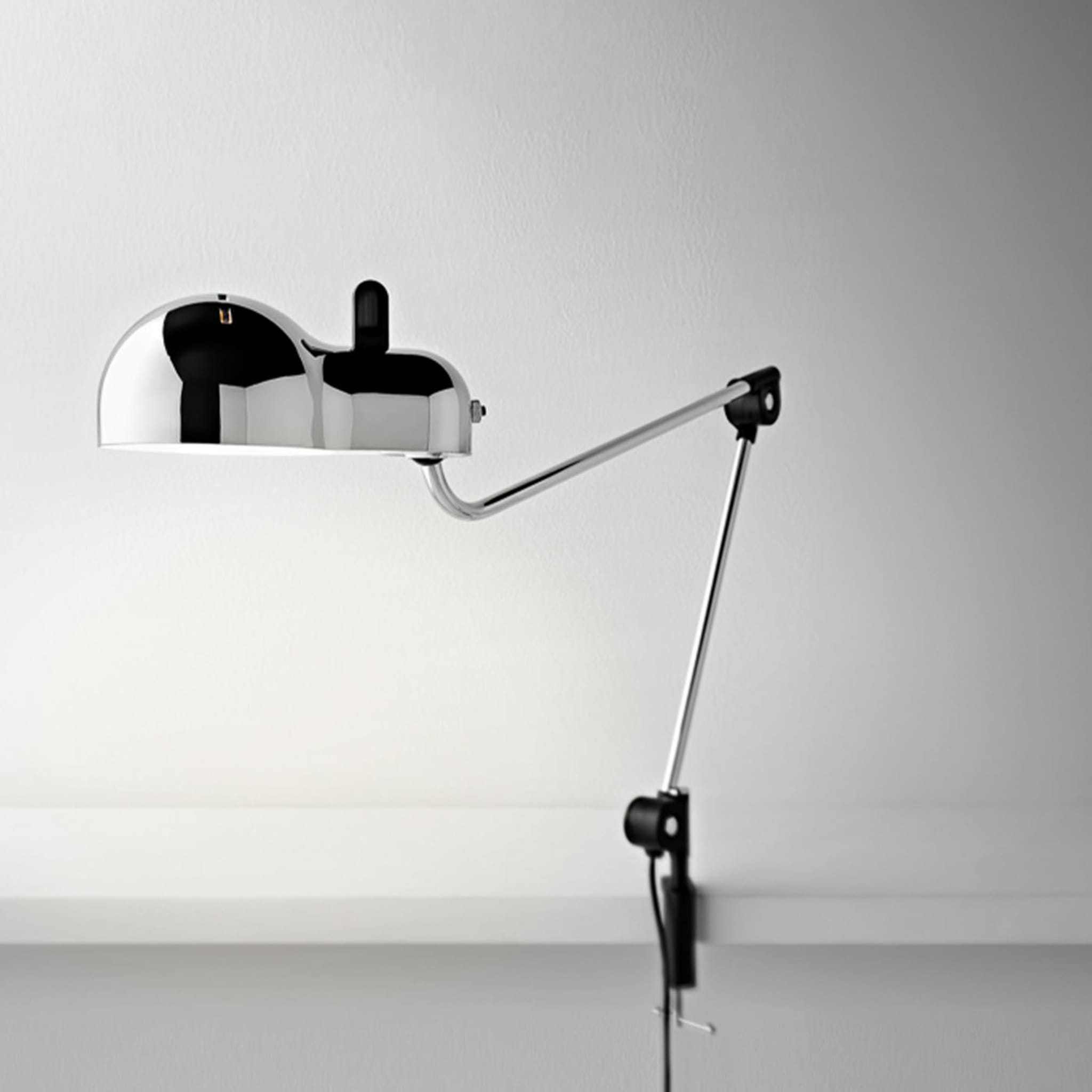 Topo Chrome Table Lamp With Screw Clamp - Alternative view 1
