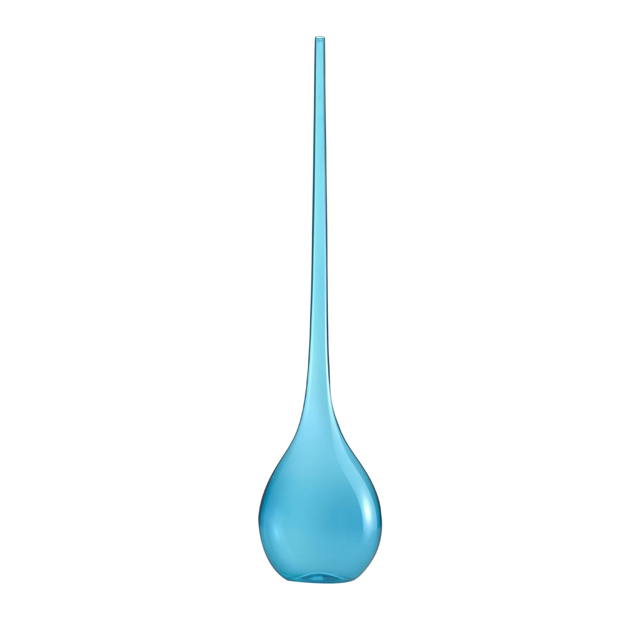 Bolle Turquoise Drop-Shaped Decorative Vase - Main view