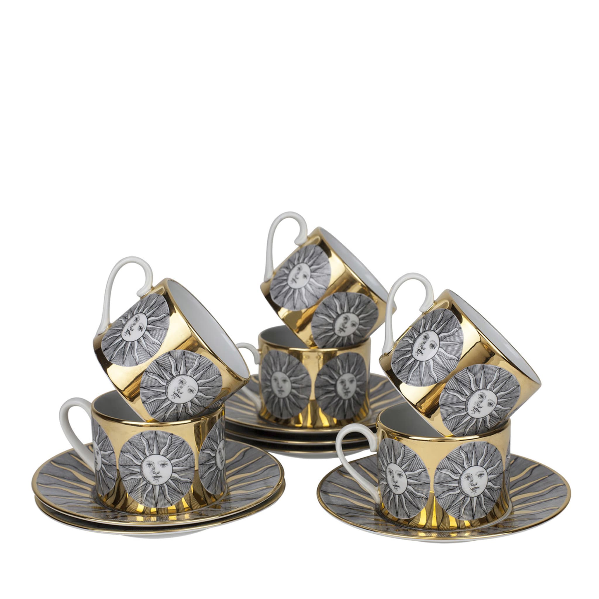 Set of 6 Sole Tea Cups - Main view