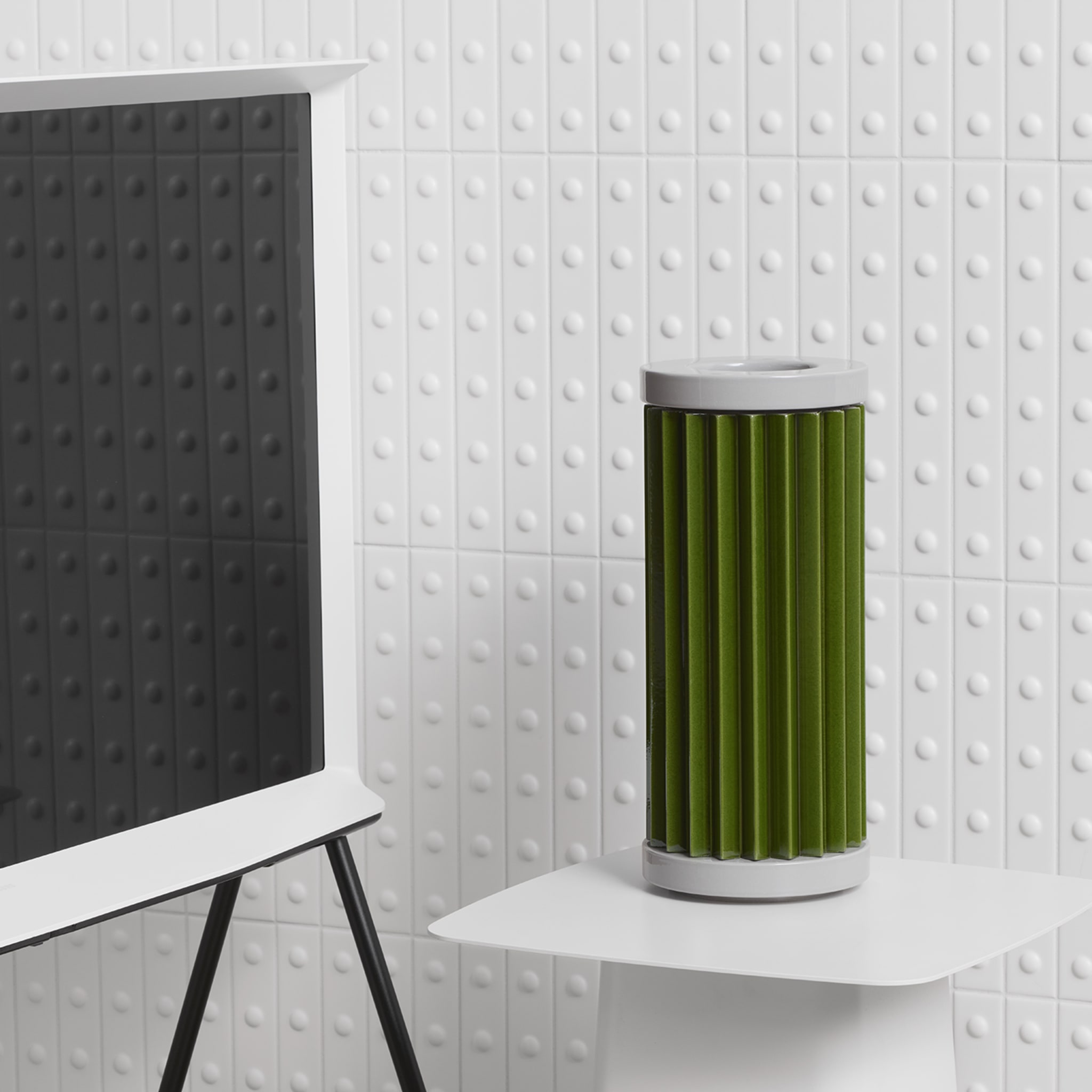 Rombini A Green and Gray Vase by Ronan & Erwan Bouroullec - Alternative view 3