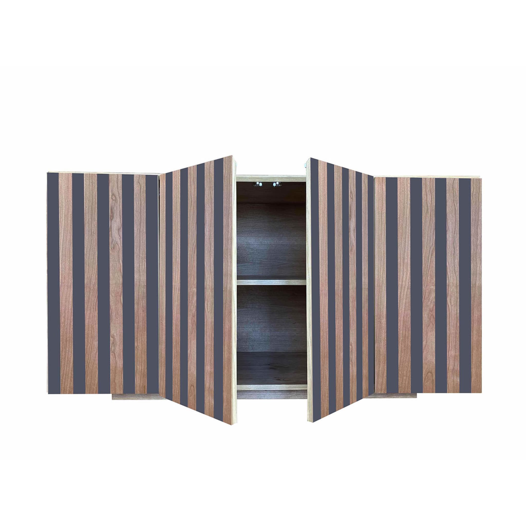 Md5 4-Door Striped Sideboard by Meccani Studio - Alternative view 4